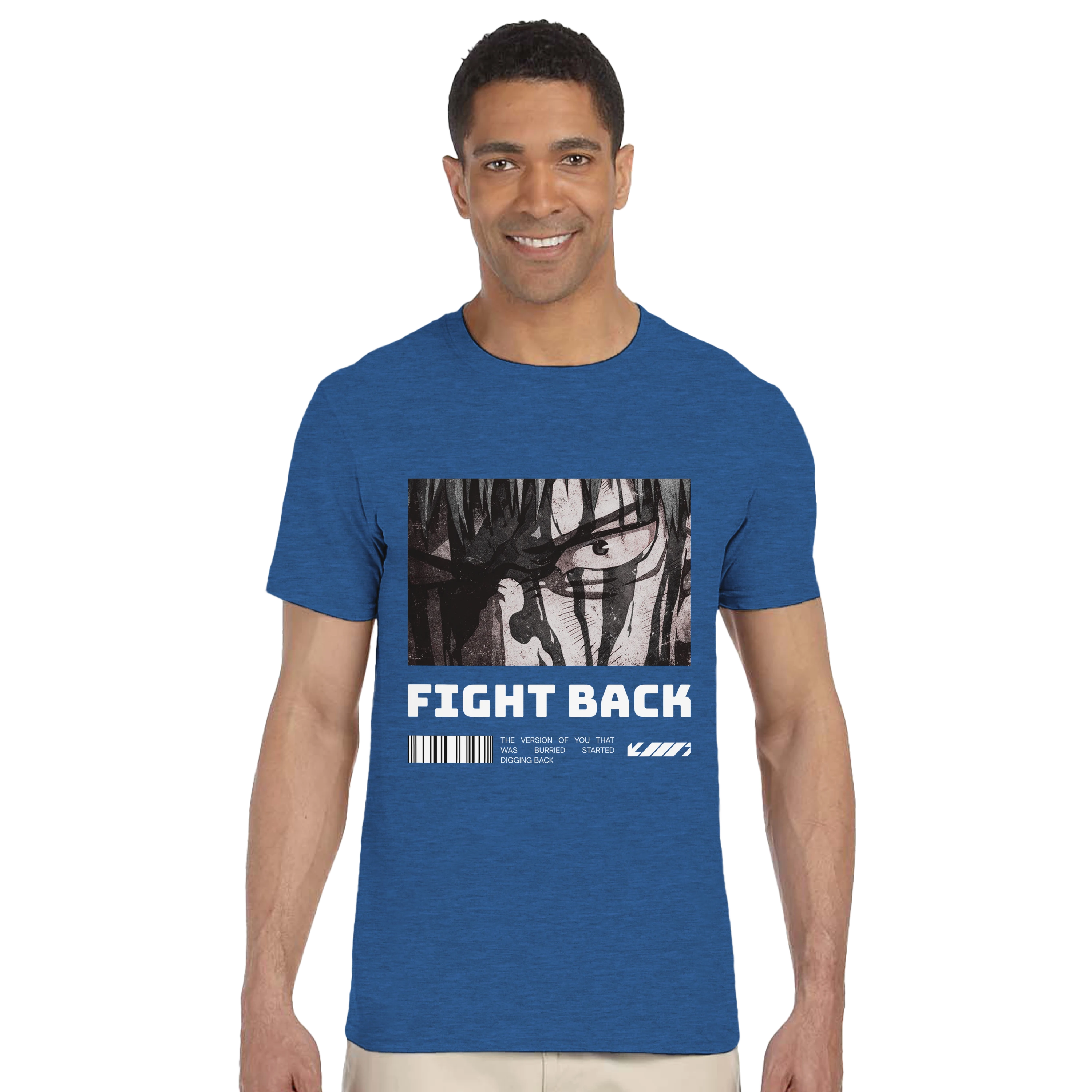 Fight Back - Dark: Unisex Crewneck Tee