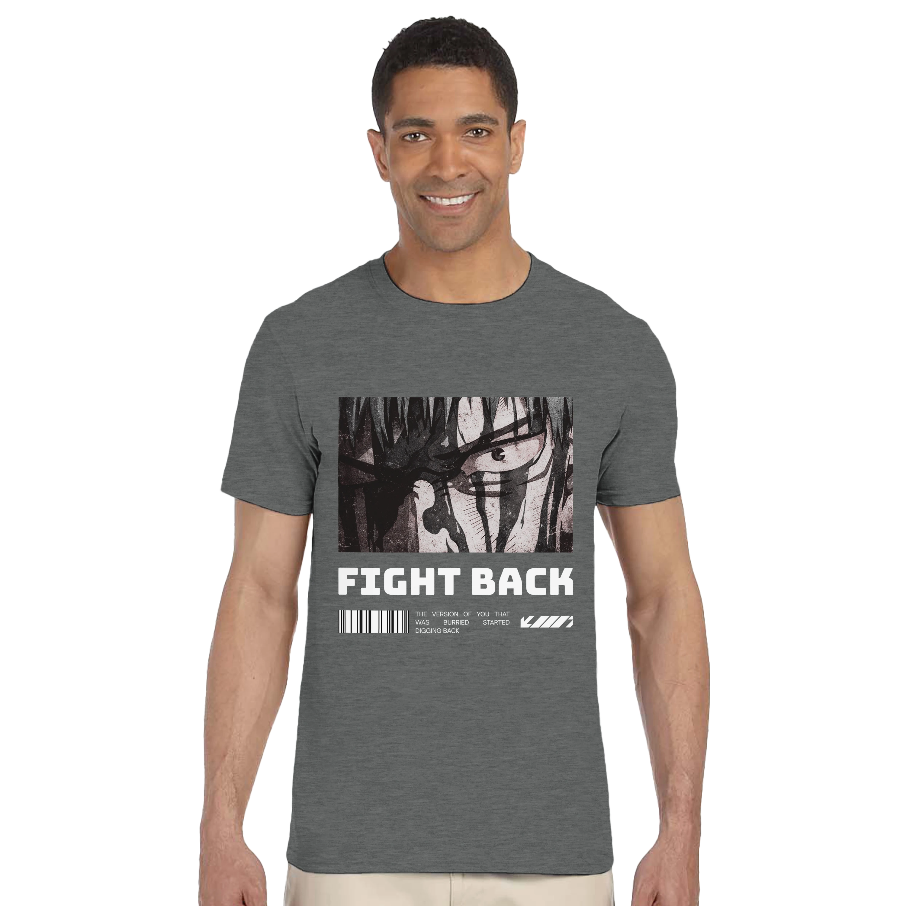 Fight Back - Dark: Unisex Crewneck Tee