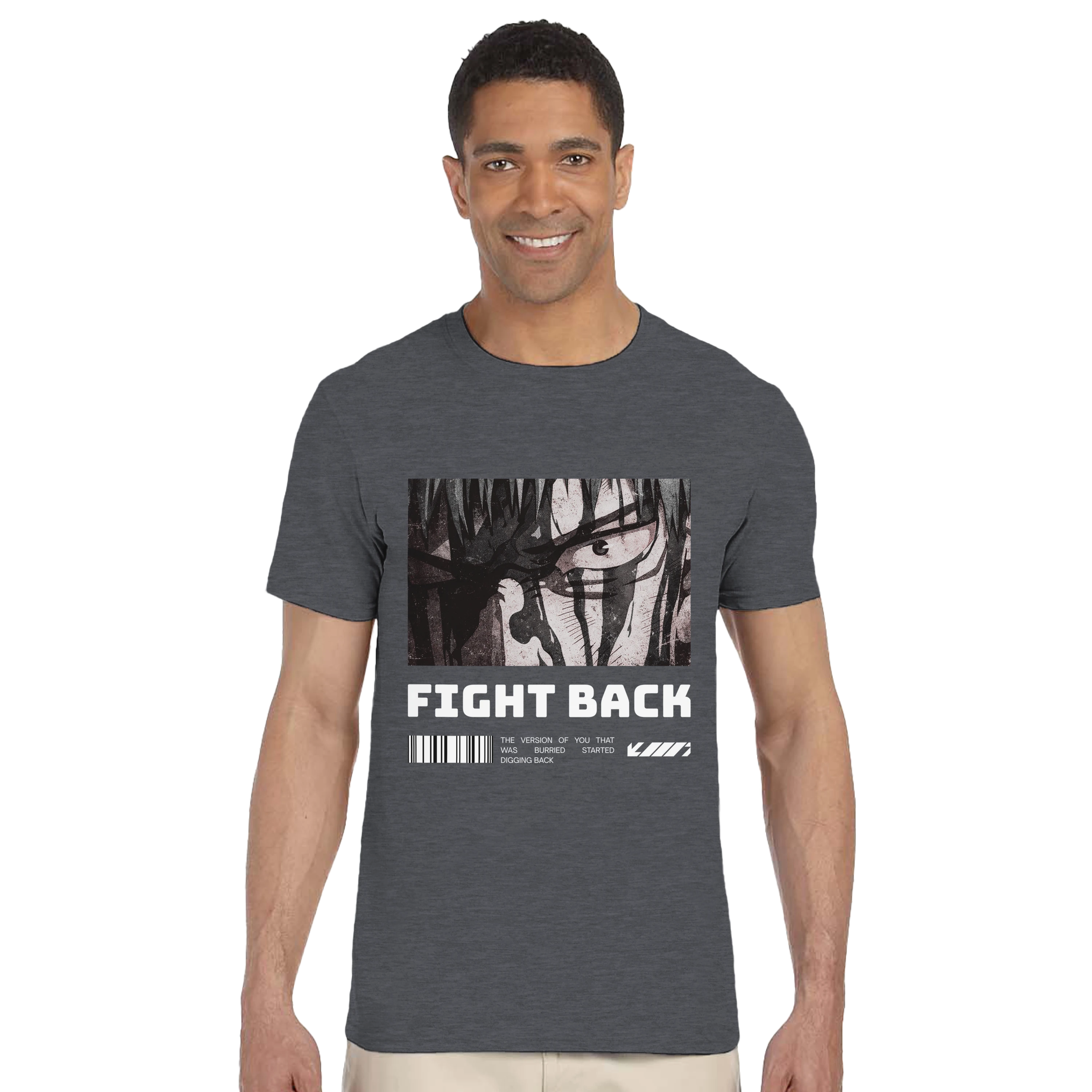 Fight Back - Dark: Unisex Crewneck Tee