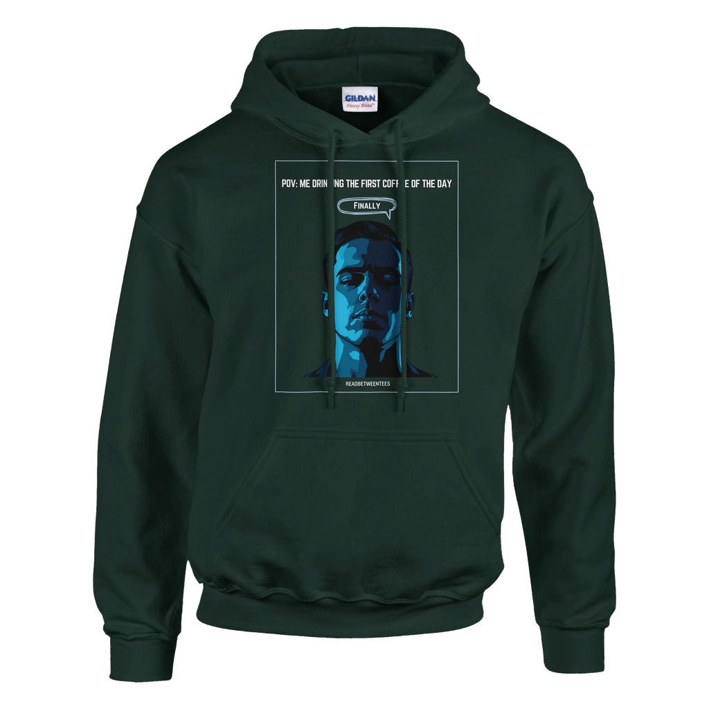 Finally Awake: Unisex Pullover Hoodie