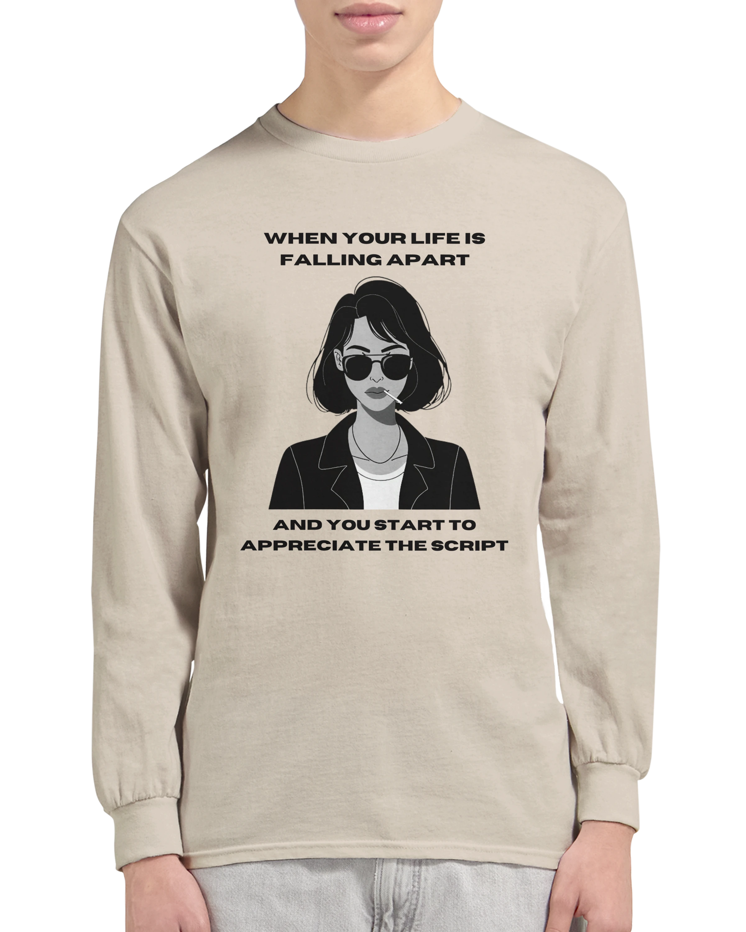 Trust the script: Unisex Longsleeve Tee