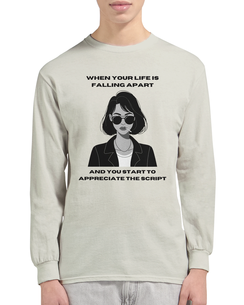 Trust the script: Unisex Longsleeve Tee