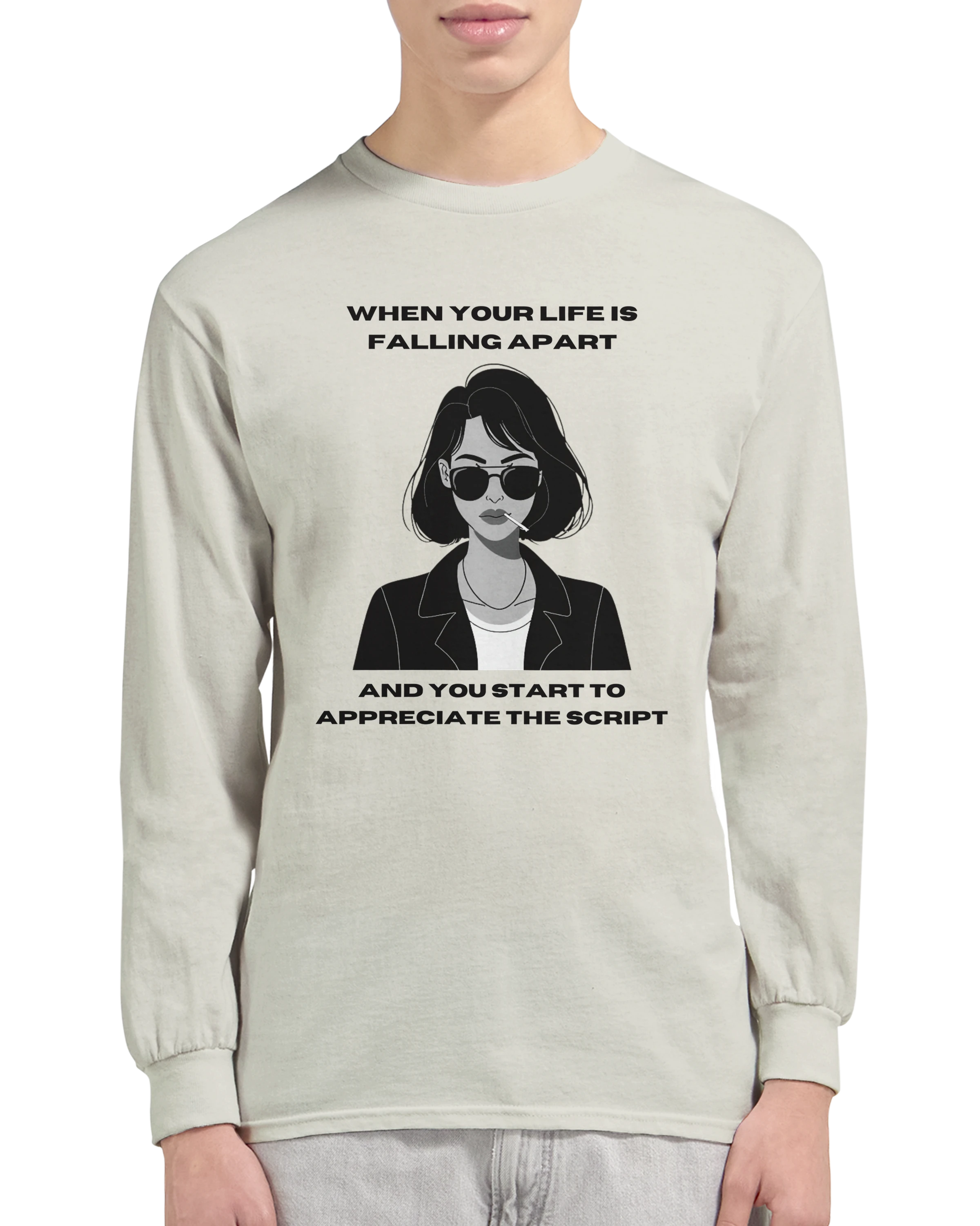 Trust the script: Unisex Longsleeve Tee