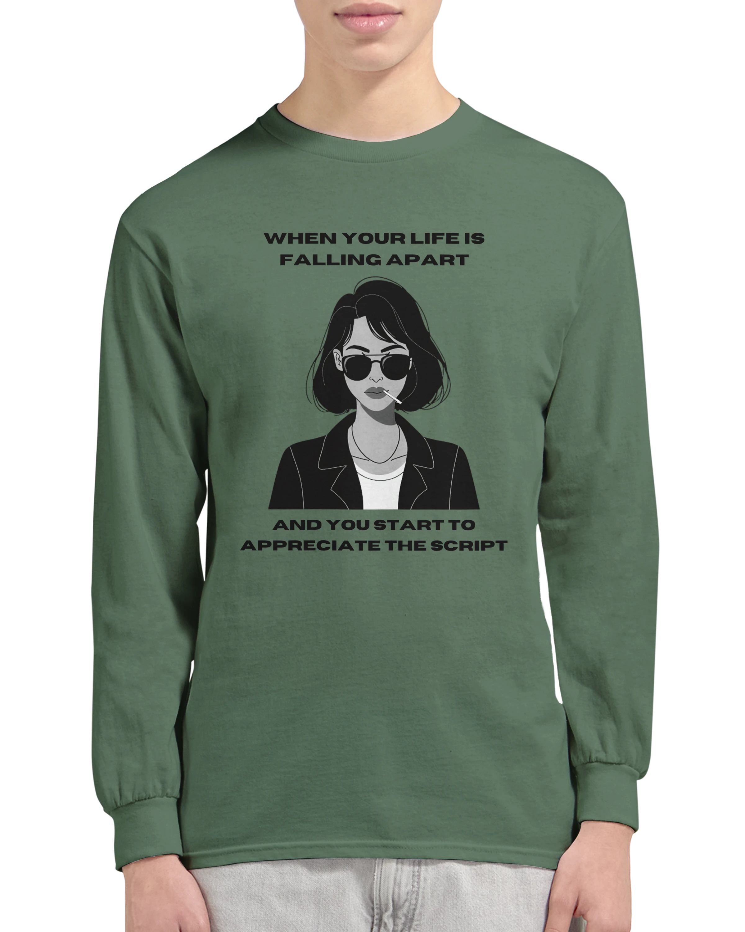 Trust the script: Unisex Longsleeve Tee