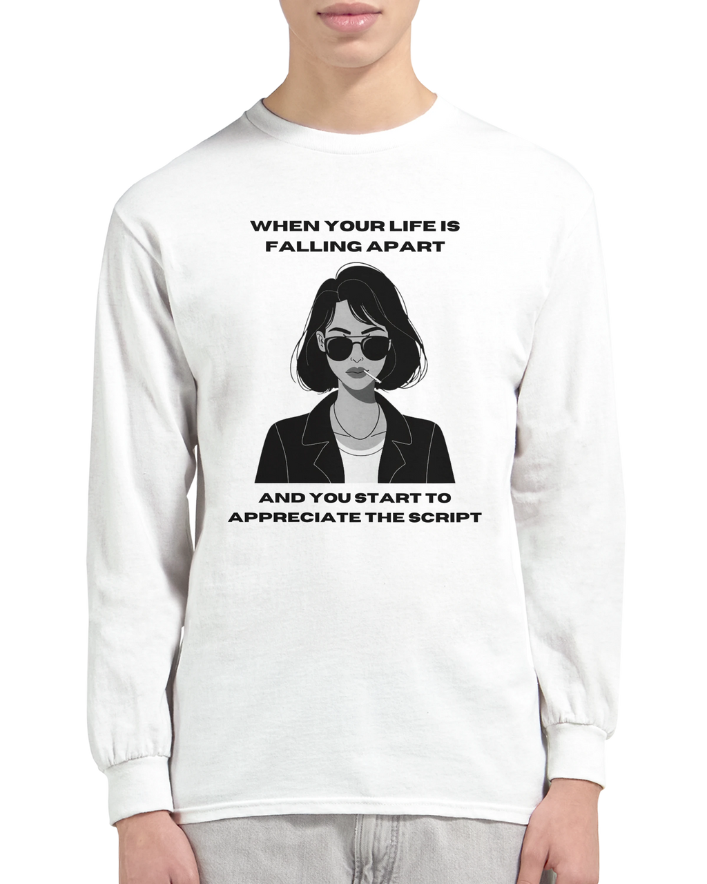 Trust the script: Unisex Longsleeve Tee