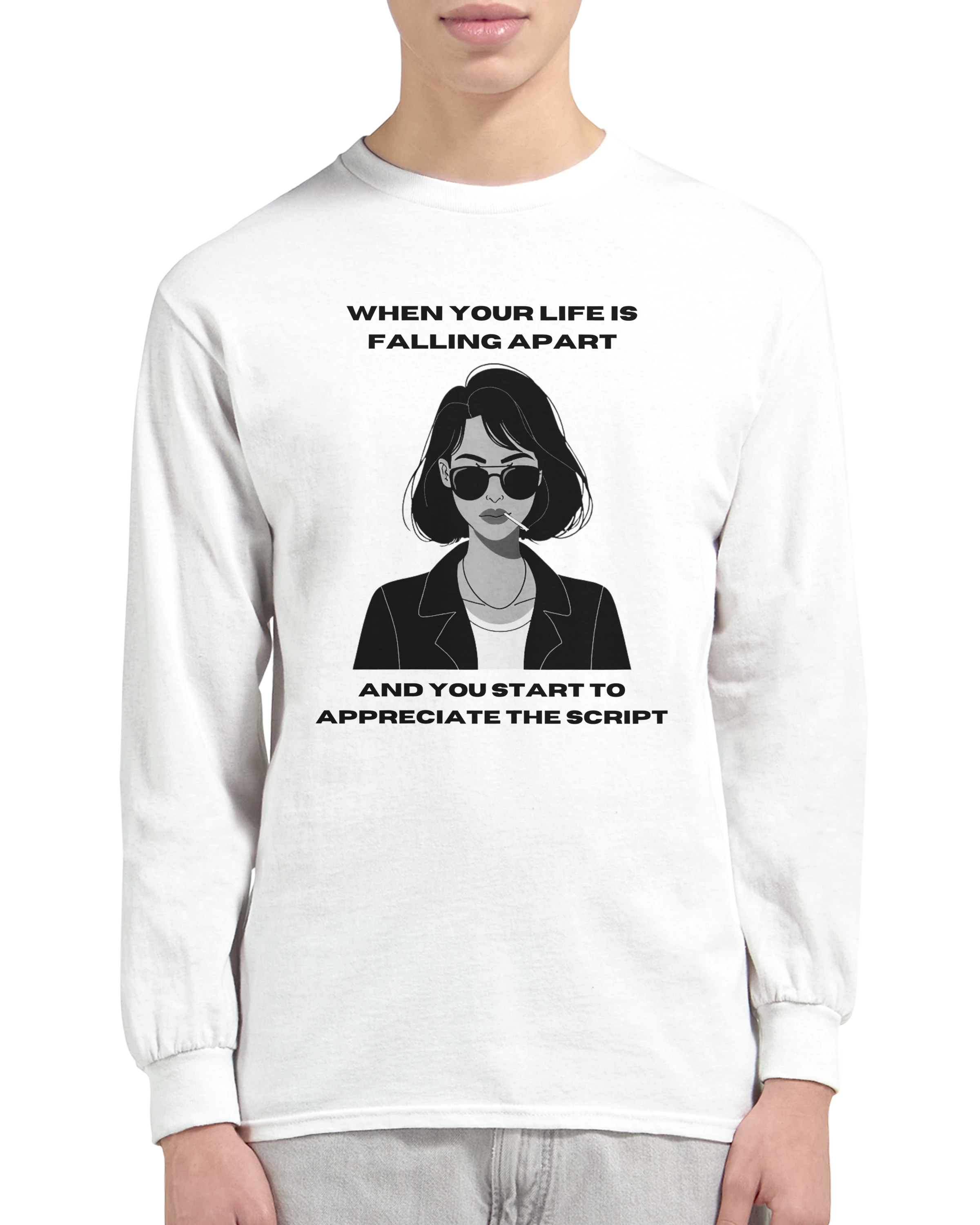 Trust the script: Unisex Longsleeve Tee