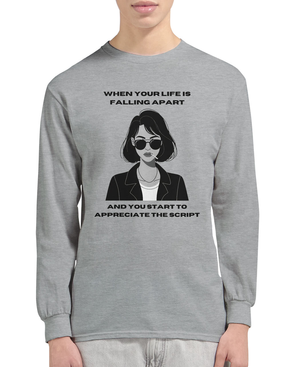 Trust the script: Unisex Longsleeve Tee