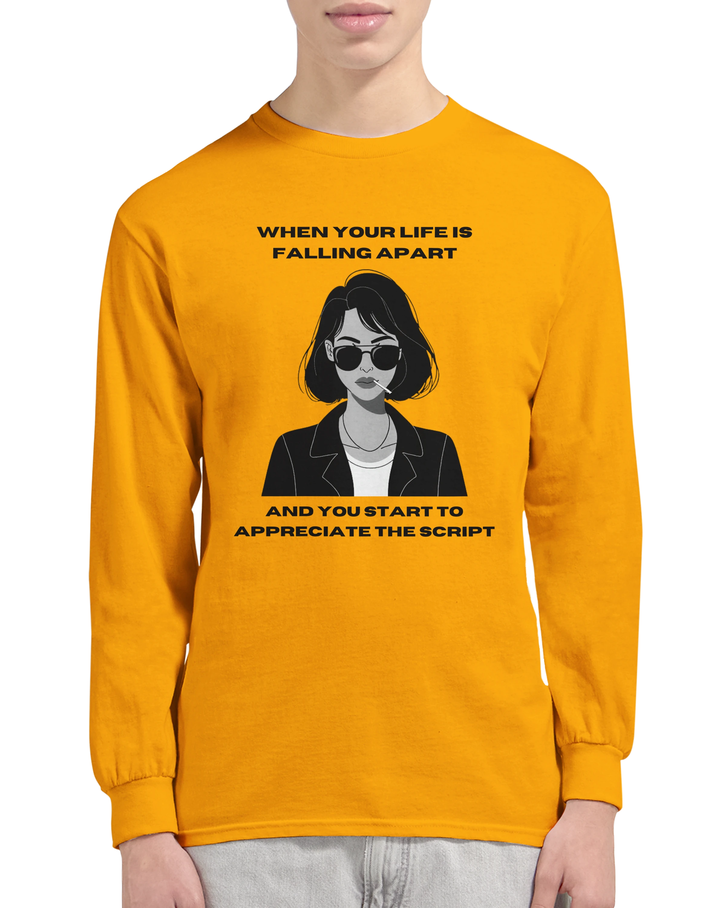 Trust the script: Unisex Longsleeve Tee