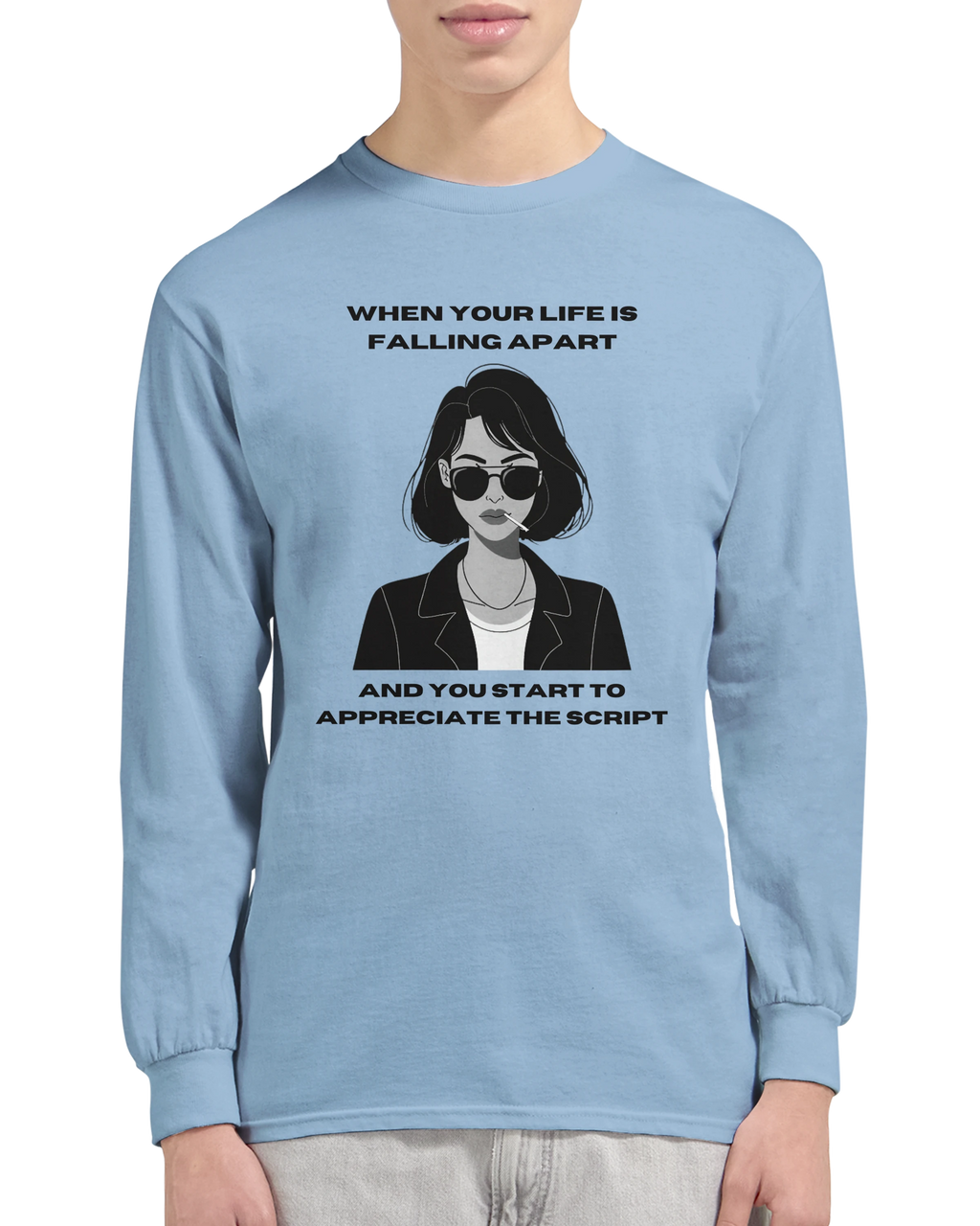 Trust the script: Unisex Longsleeve Tee