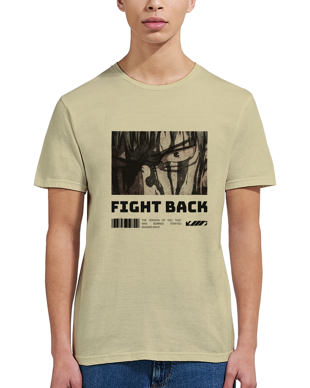Fight Back - Light: Unisex Crewneck Tee