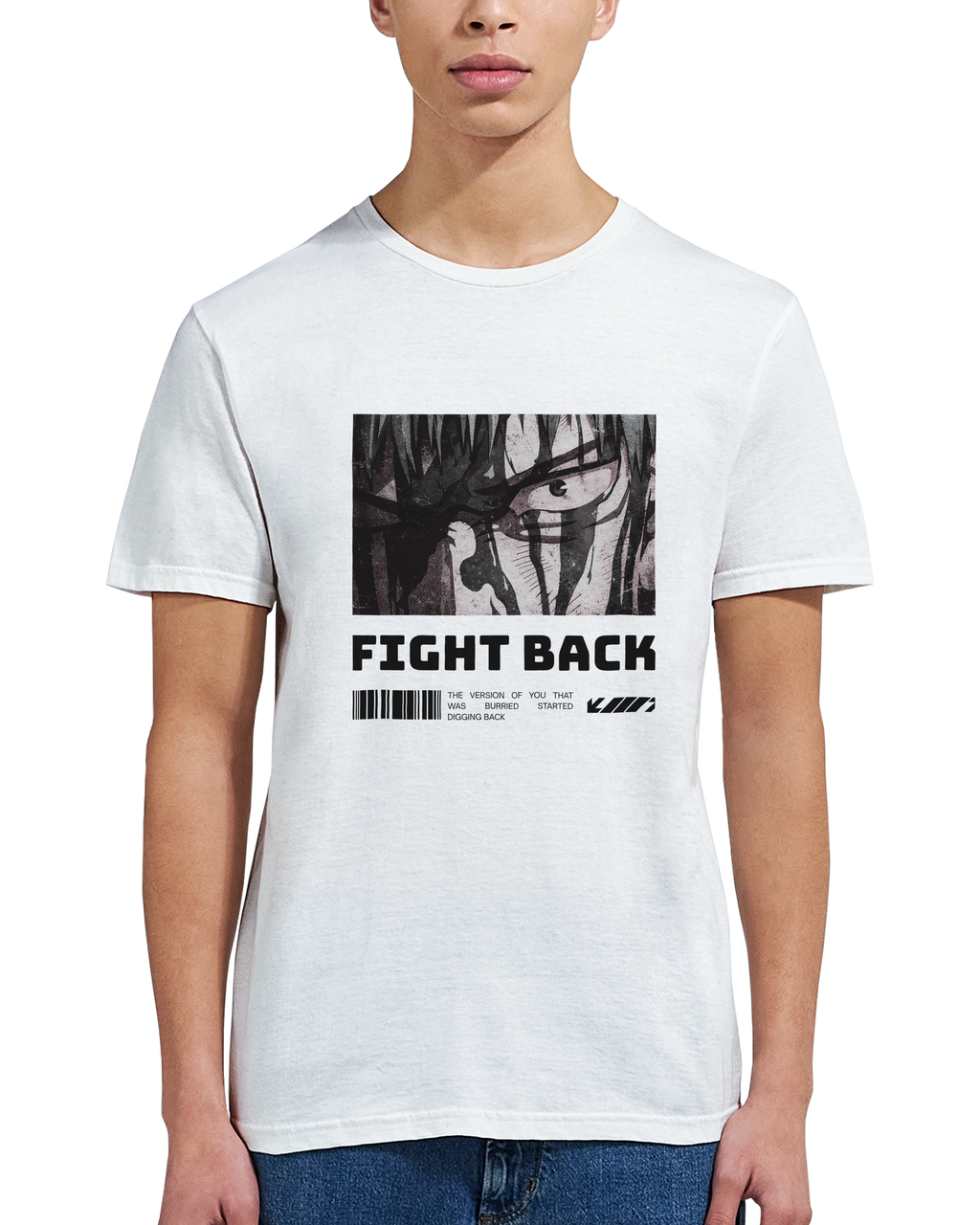 Fight Back - Light: Unisex Crewneck Tee