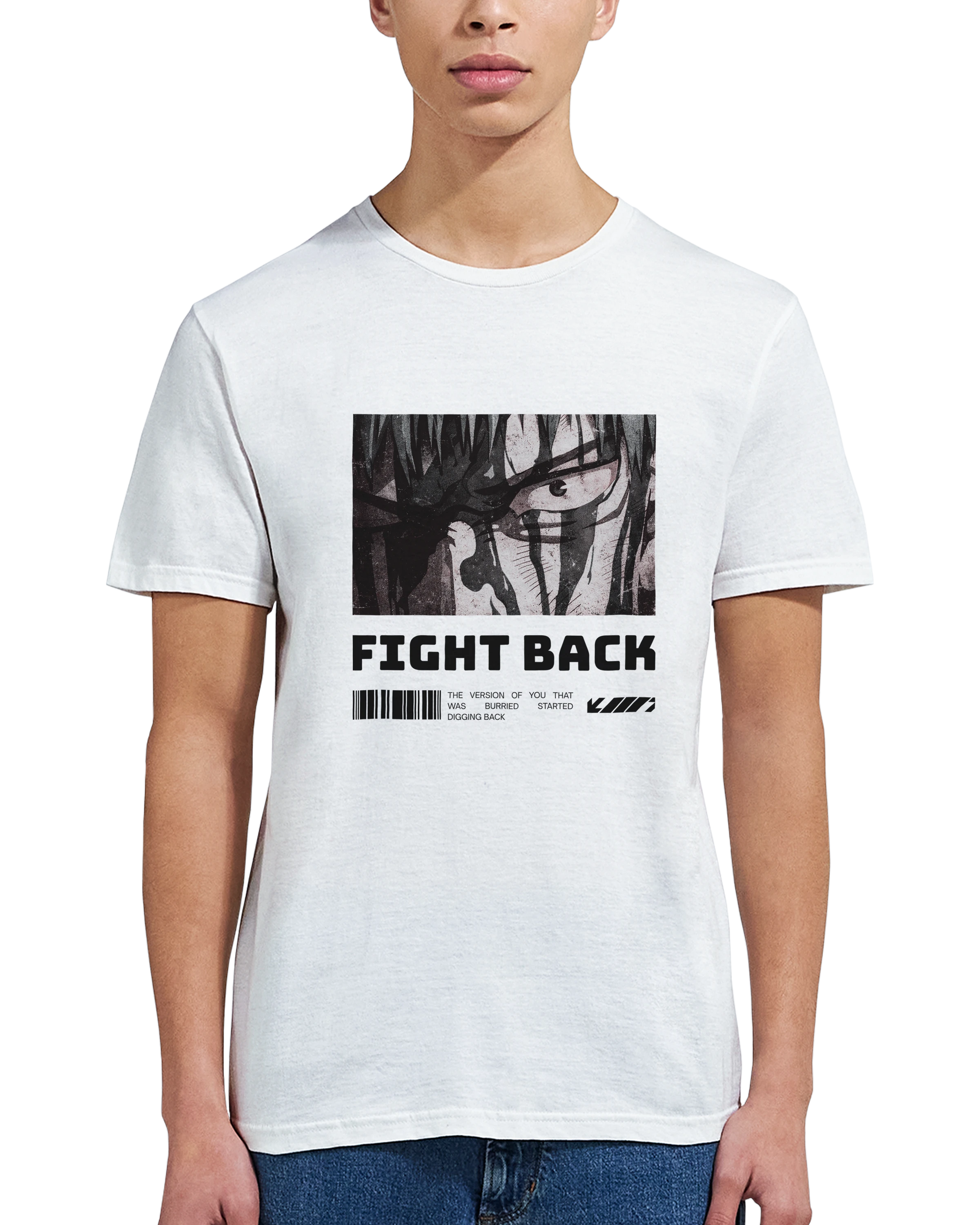 Fight Back - Light: Unisex Crewneck Tee