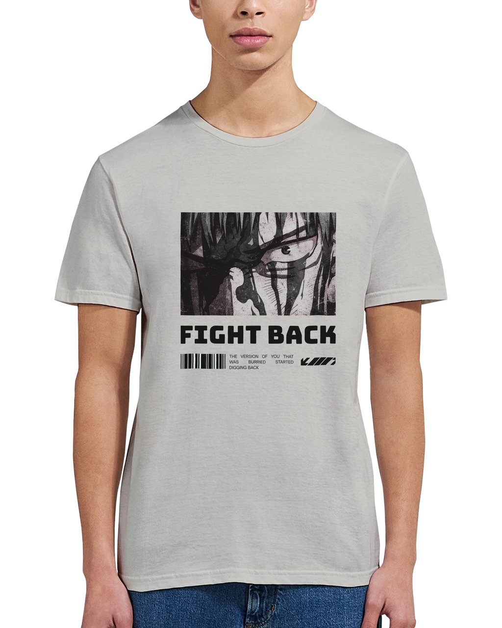 Fight Back - Light: Unisex Crewneck Tee