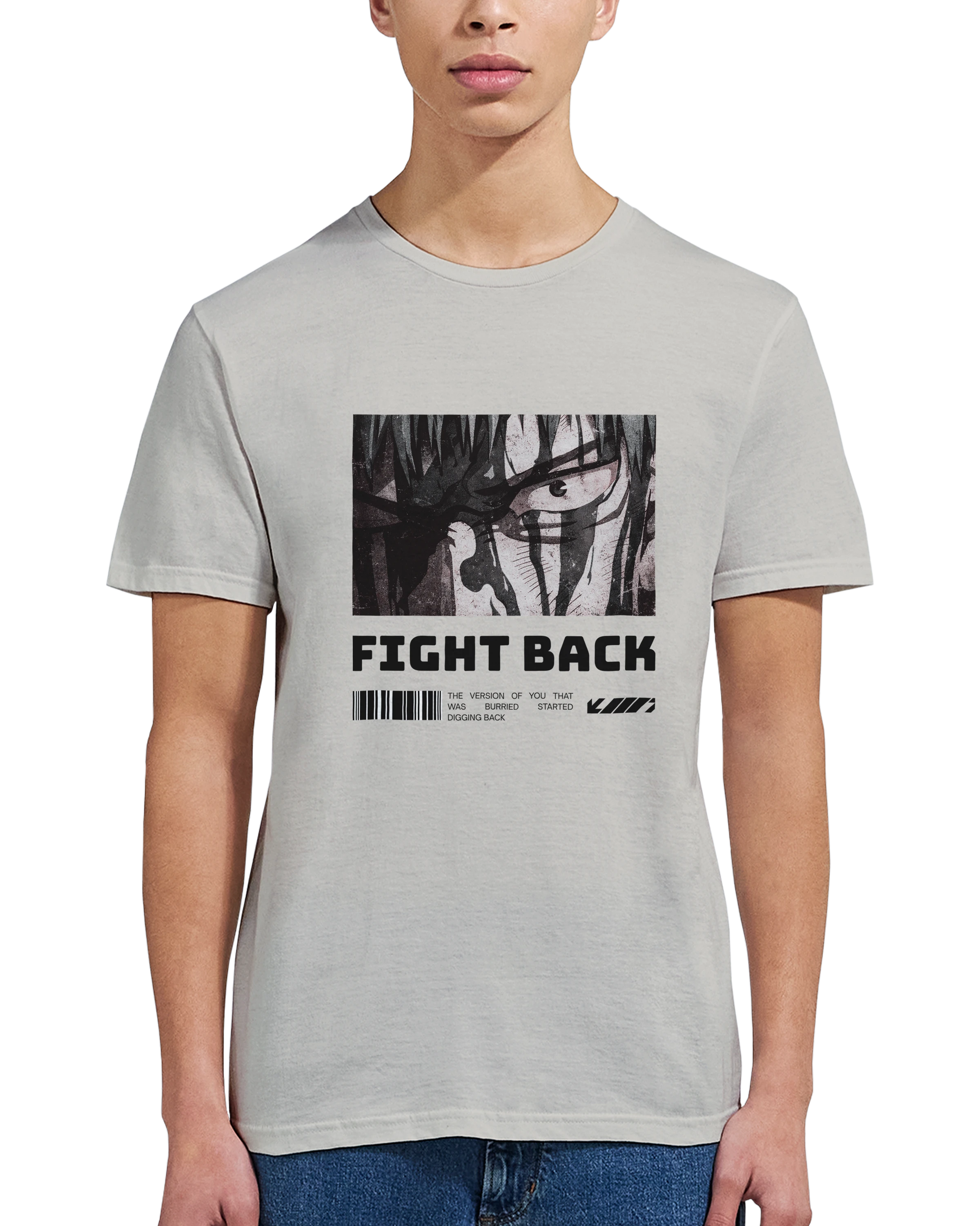 Fight Back - Light: Unisex Crewneck Tee