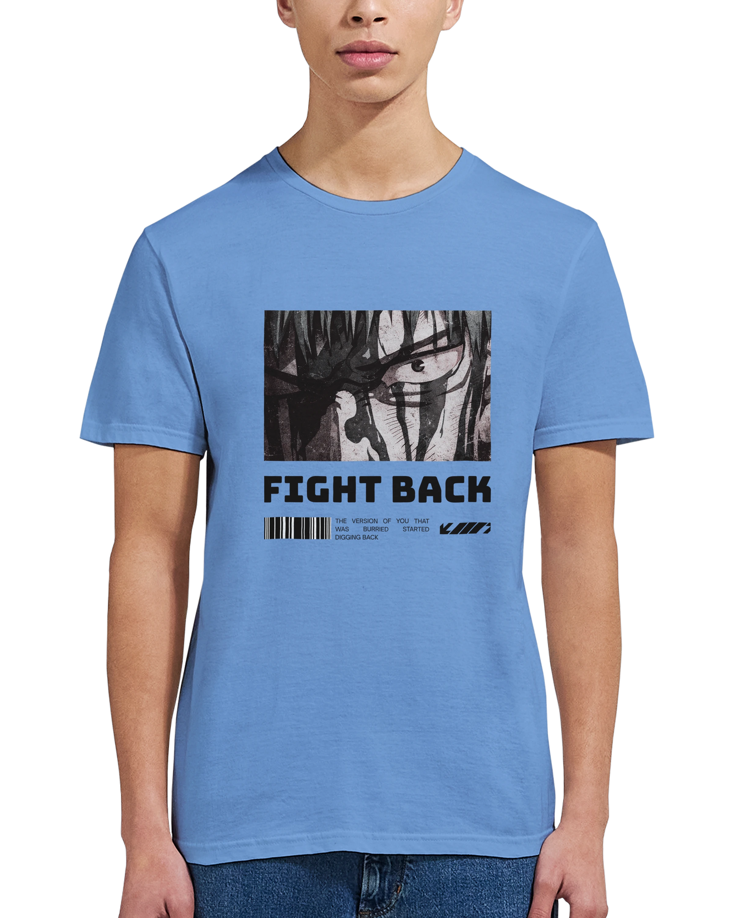 Fight Back - Light: Unisex Crewneck Tee