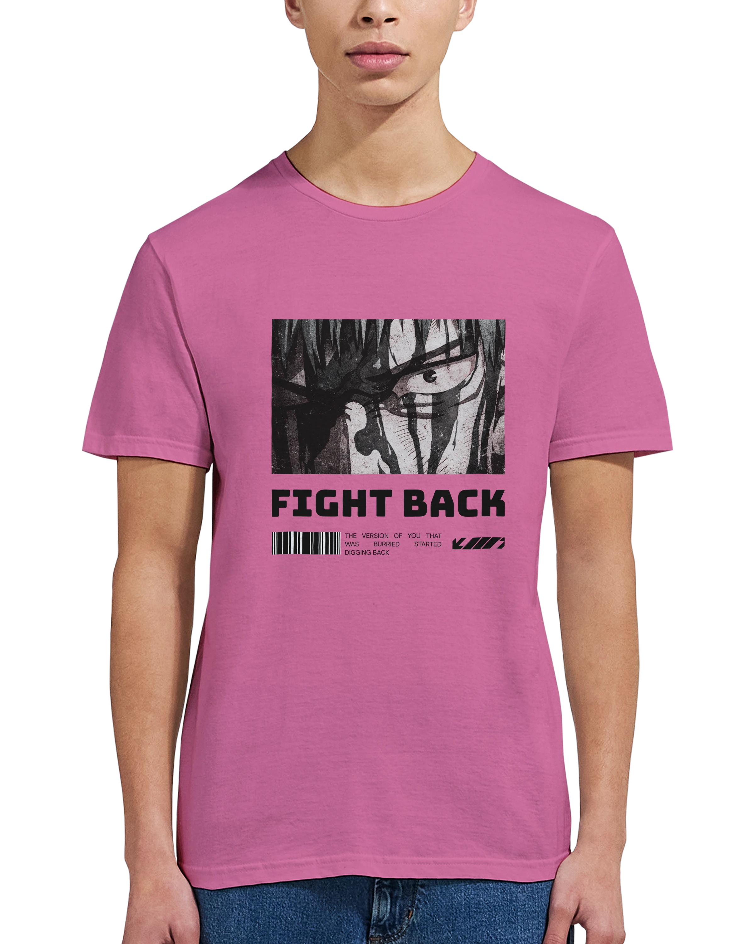 Fight Back - Light: Unisex Crewneck Tee
