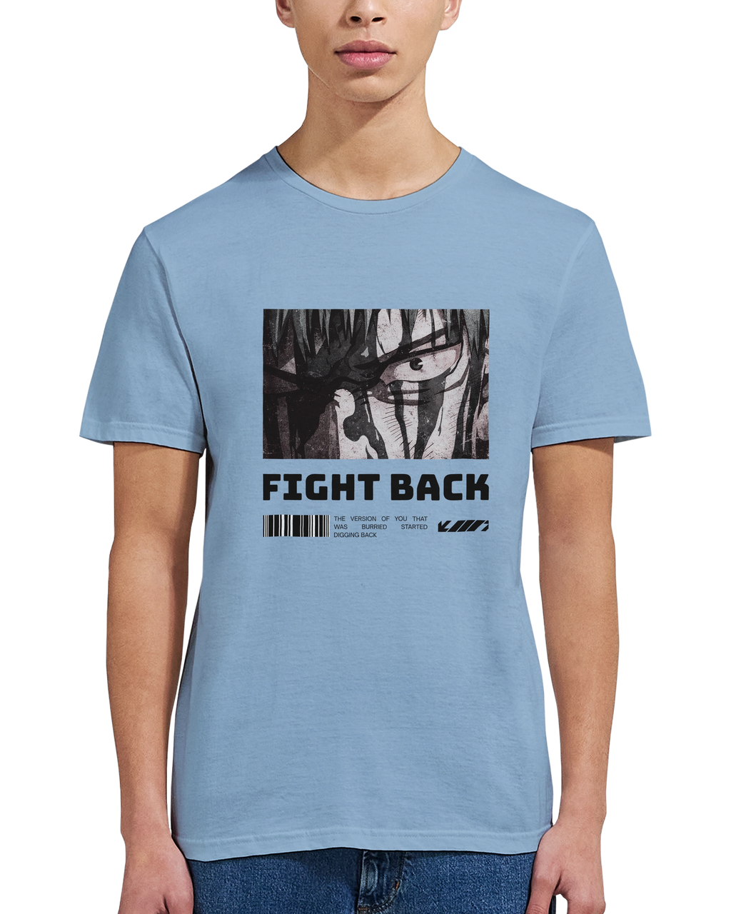 Fight Back - Light: Unisex Crewneck Tee