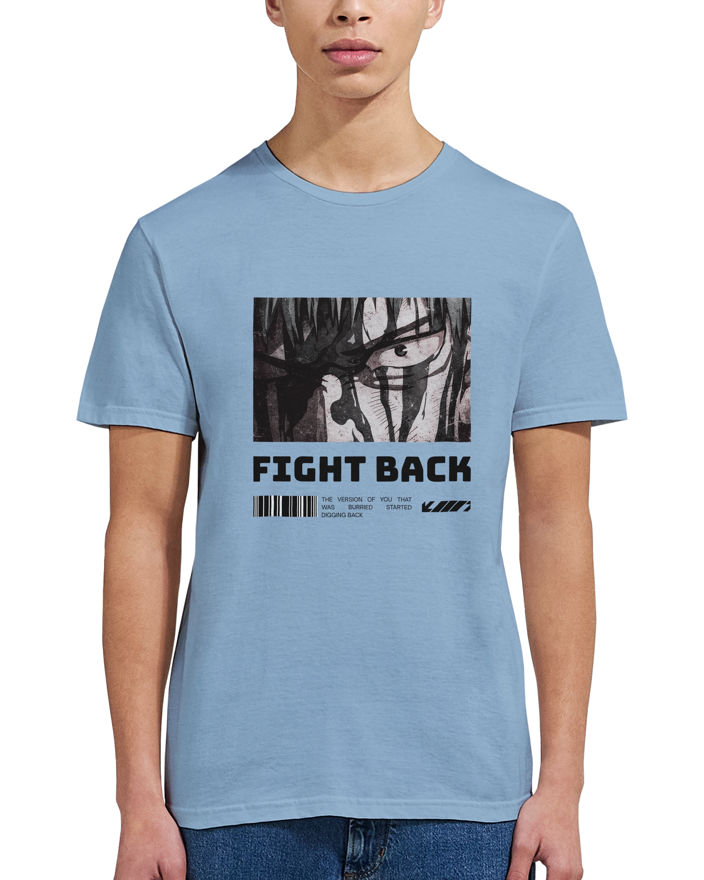 Fight Back - Light: Unisex Crewneck Tee
