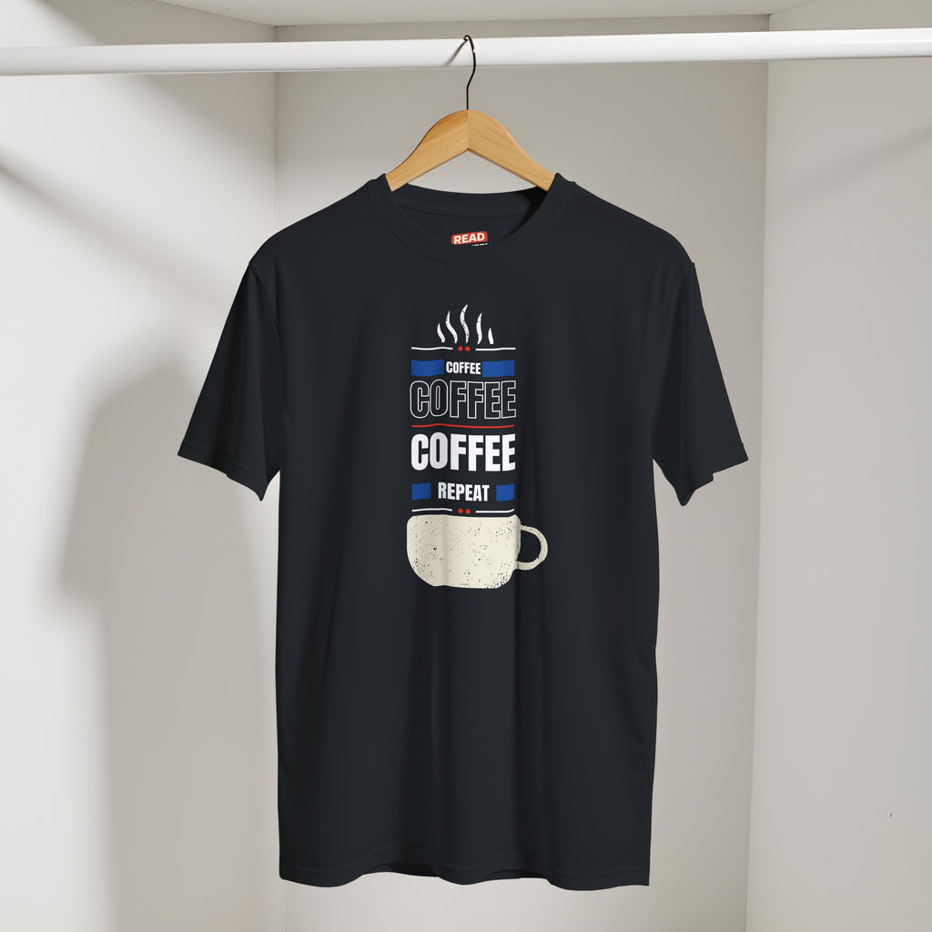 Fueled by Coffee: Unisex Crewneck Tee