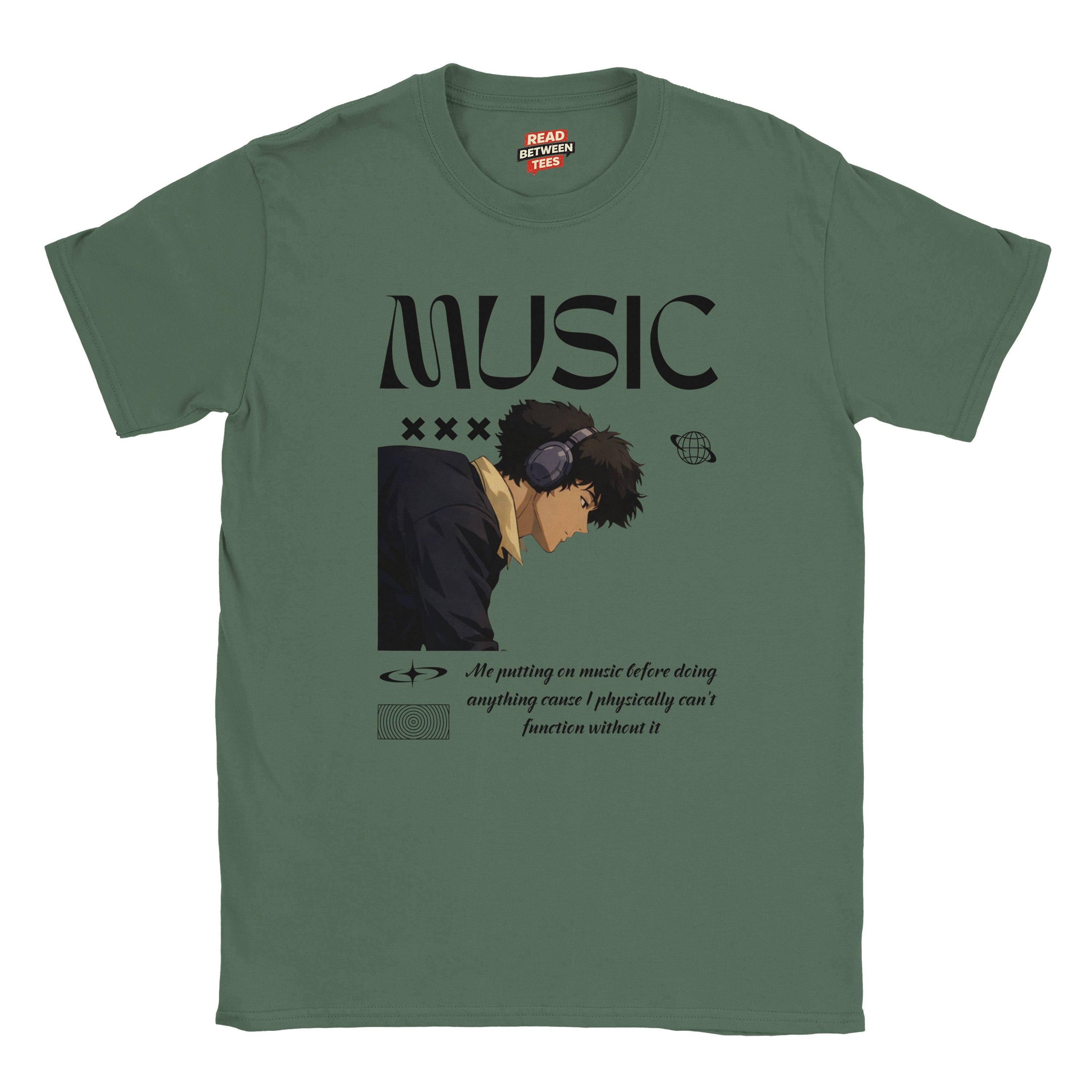 Music Isn’t a Phase : Unisex Crewneck Tee