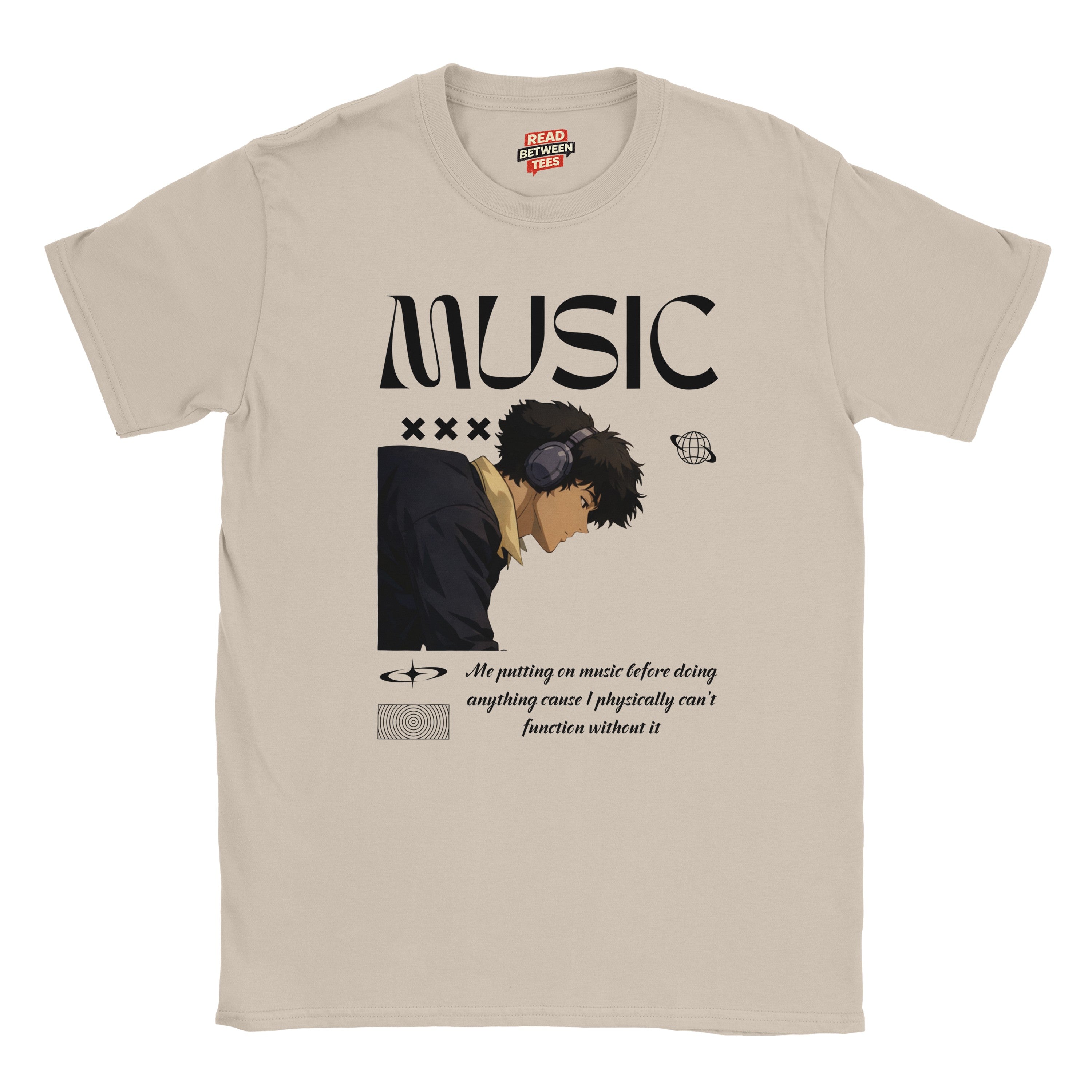 Music Isn’t a Phase : Unisex Crewneck Tee