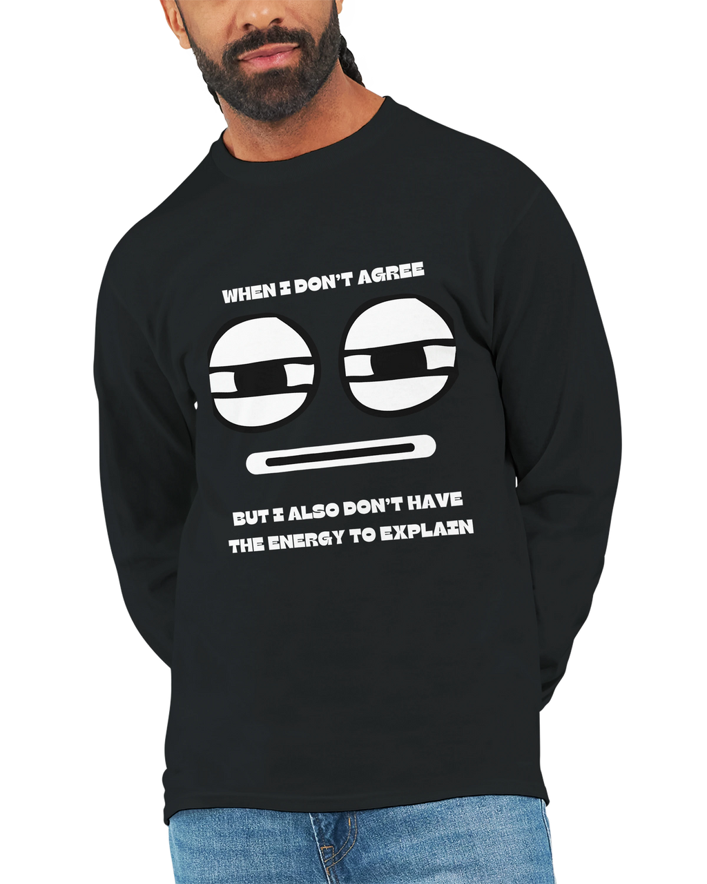 No Energy to Explain: Unisex Longsleeve Tee