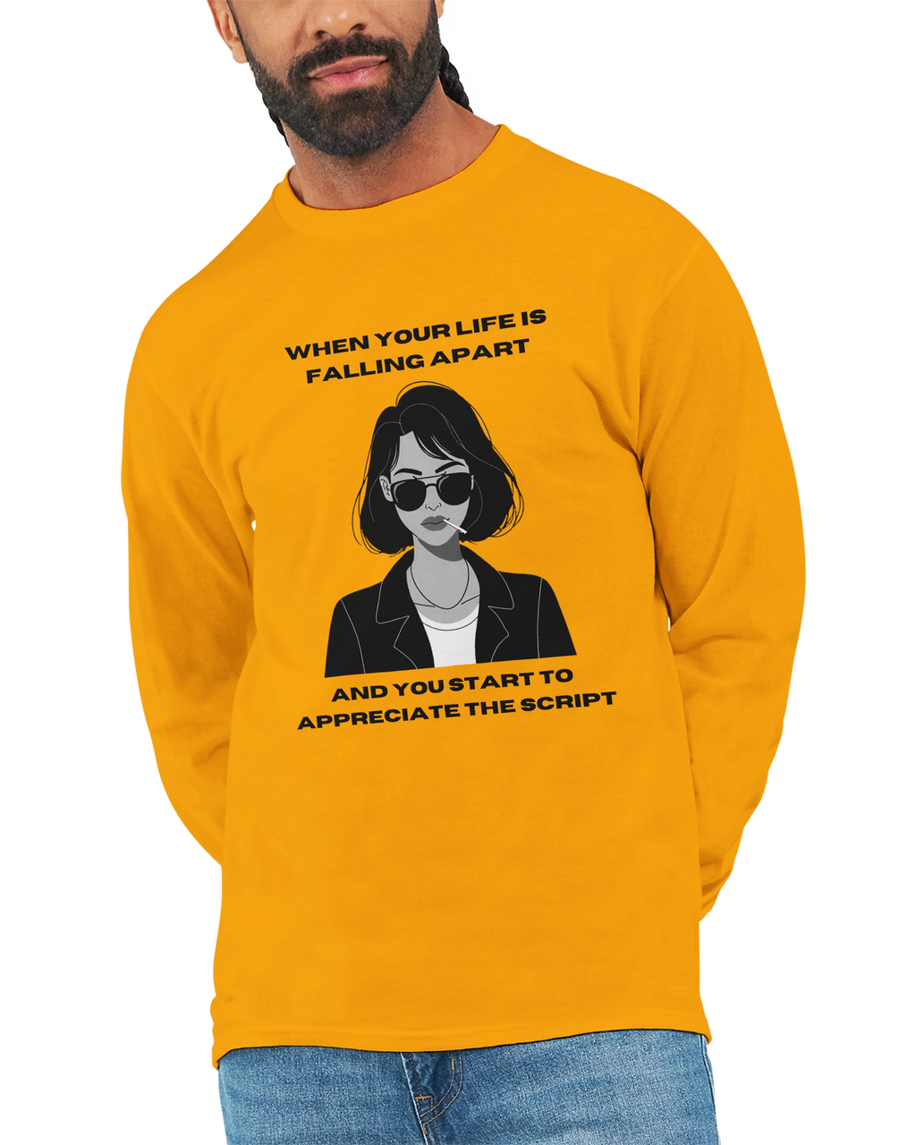 Trust the script: Unisex Longsleeve Tee