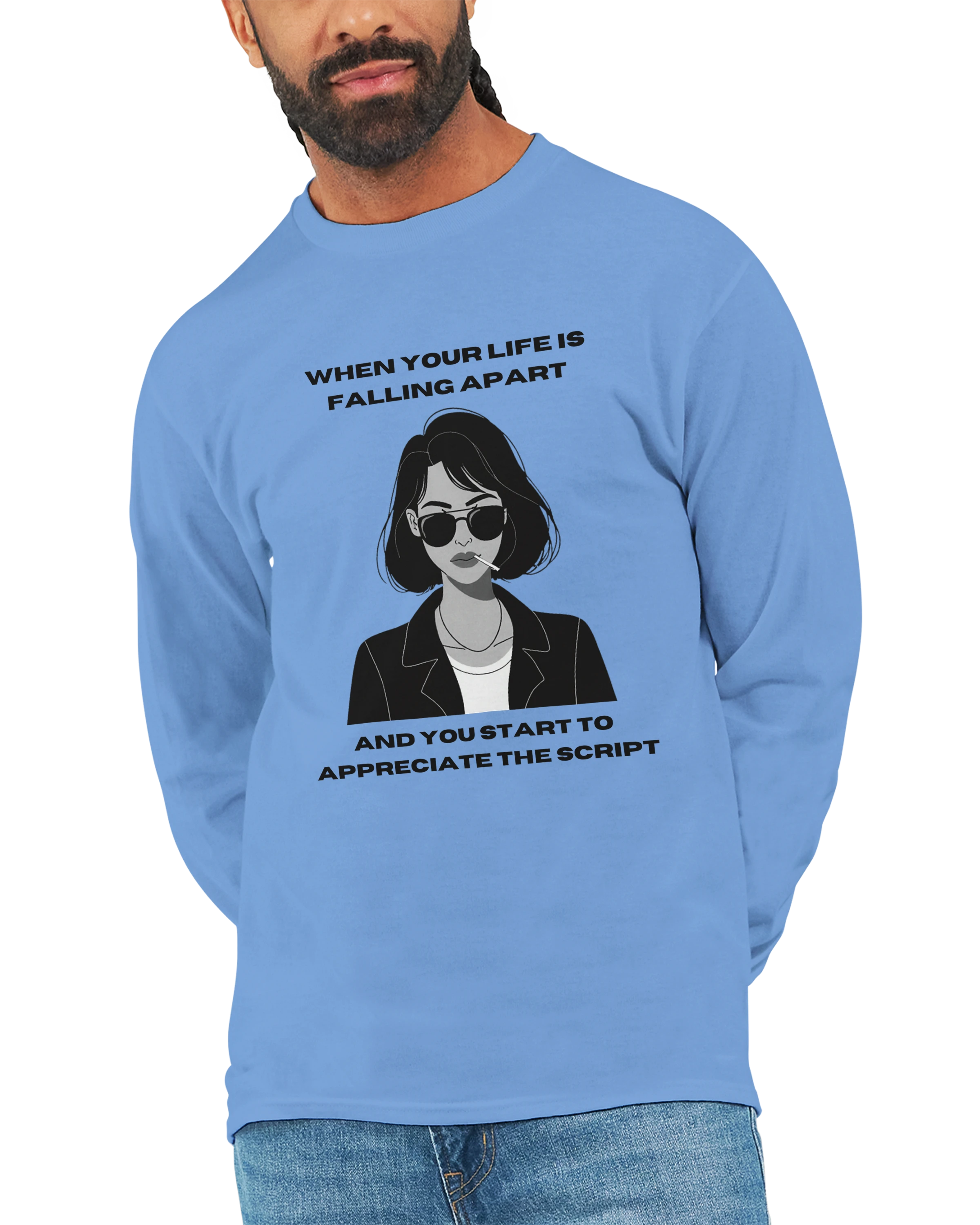 Trust the script: Unisex Longsleeve Tee