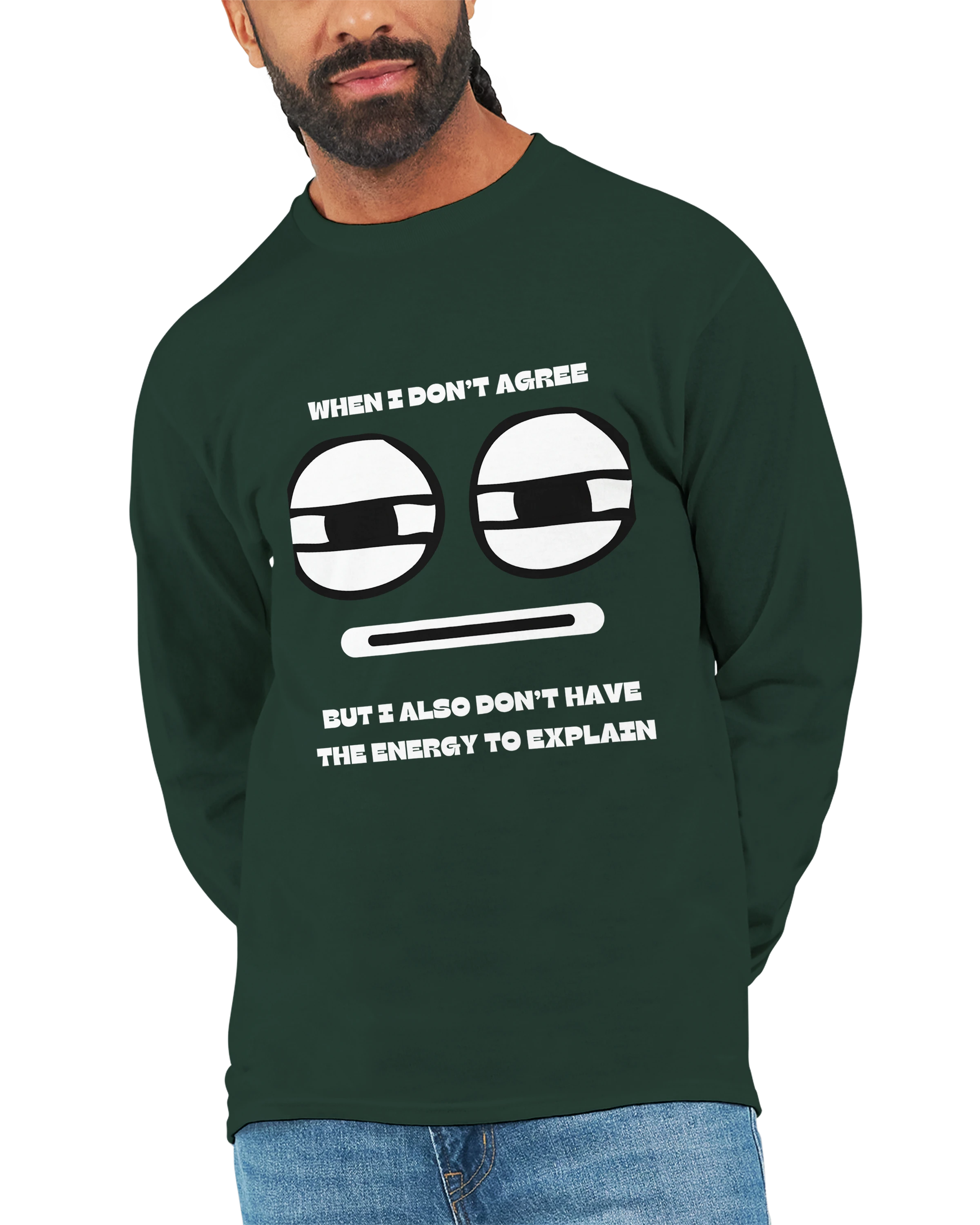 No Energy to Explain: Unisex Longsleeve Tee