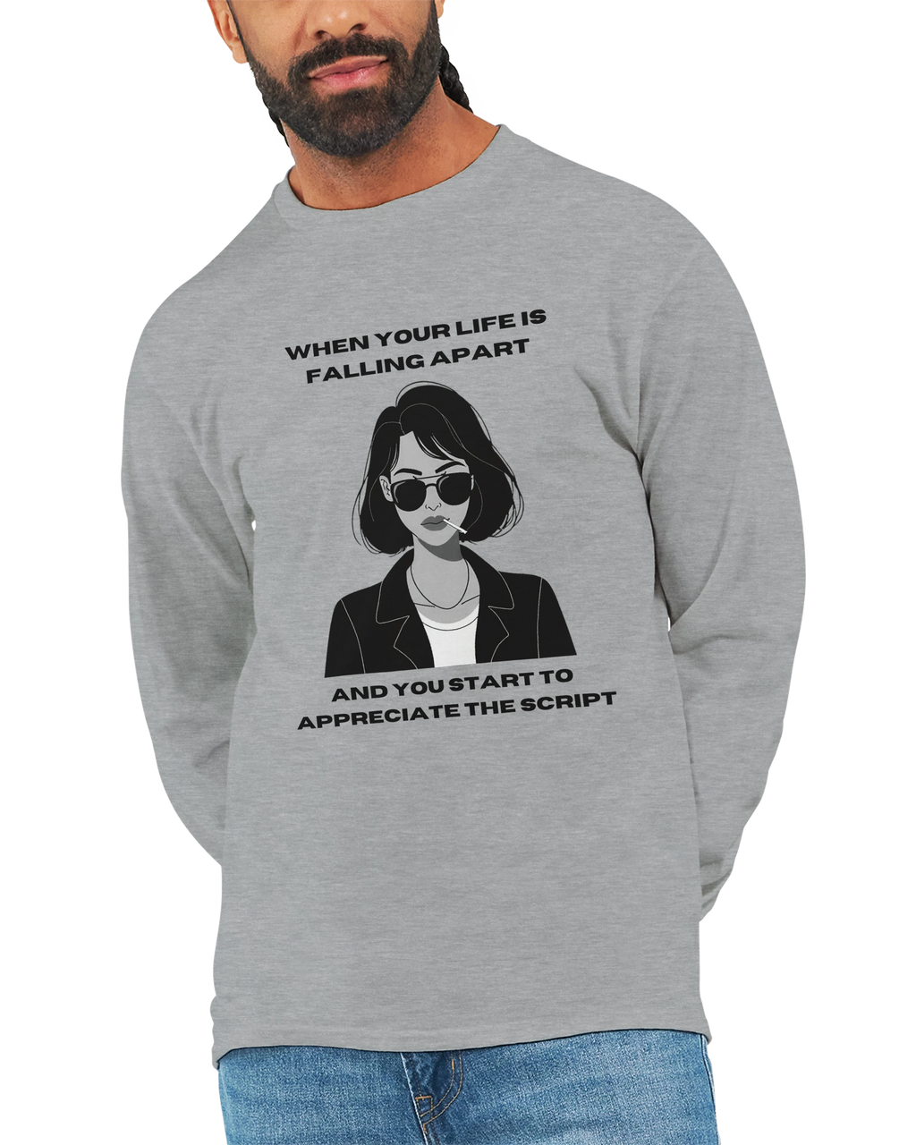 Trust the script: Unisex Longsleeve Tee