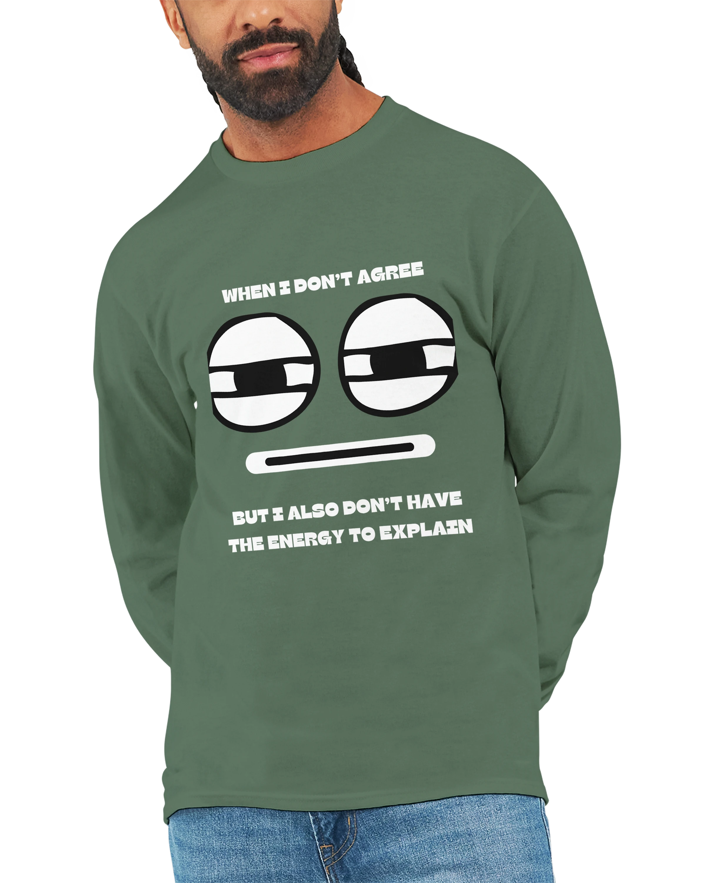 No Energy to Explain: Unisex Longsleeve Tee