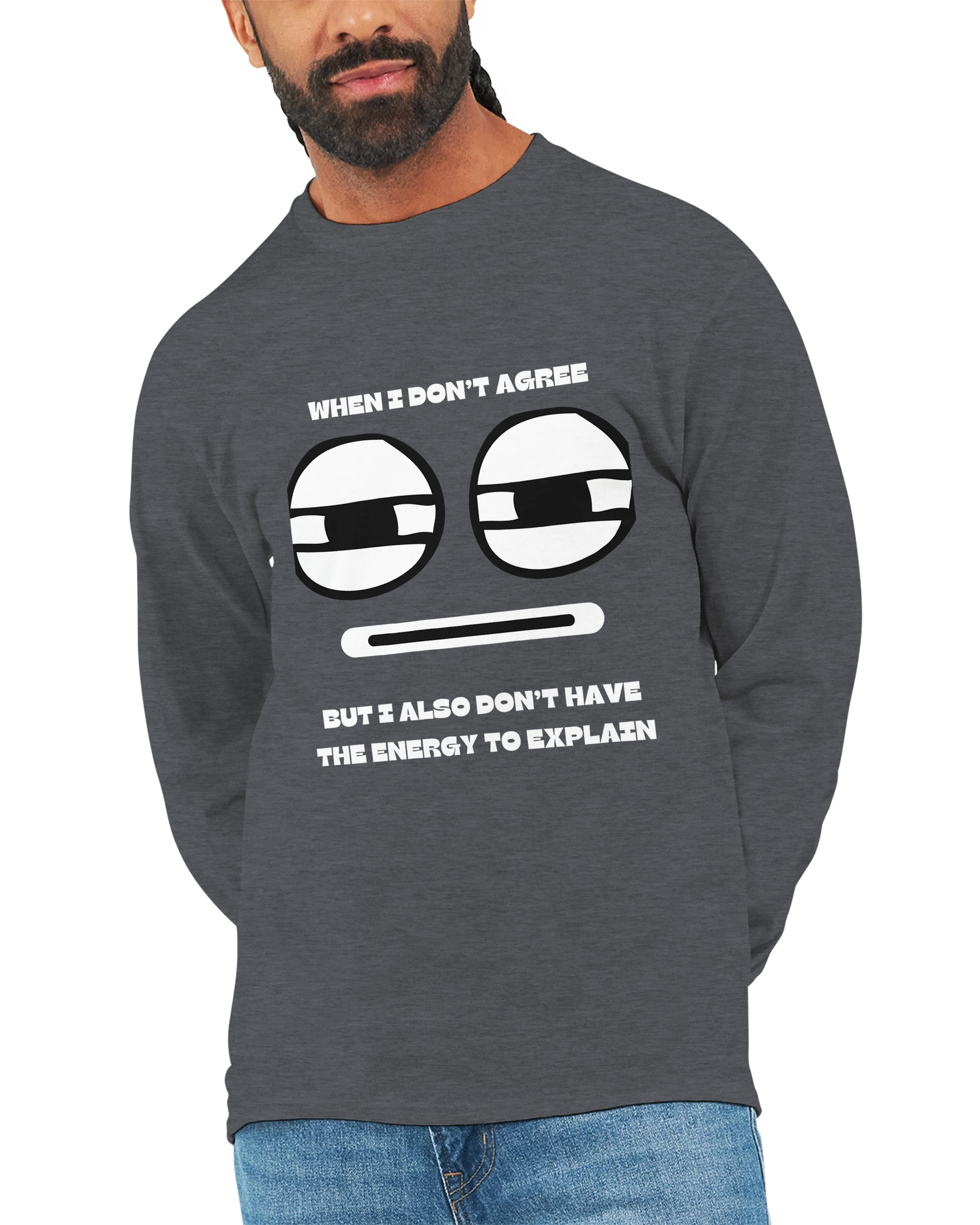 No Energy to Explain: Unisex Longsleeve Tee