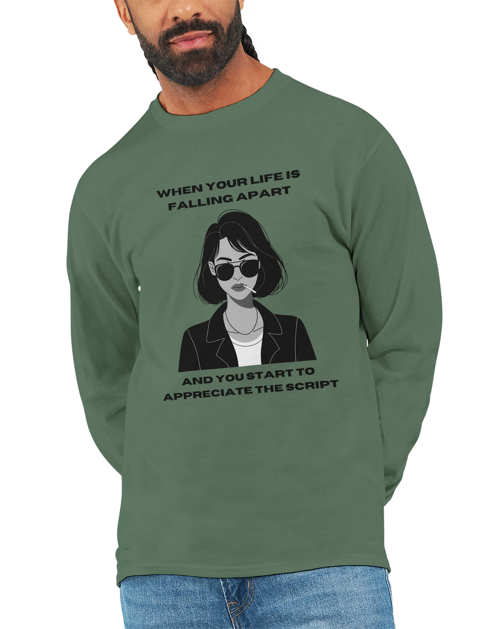 Trust the script: Unisex Longsleeve Tee