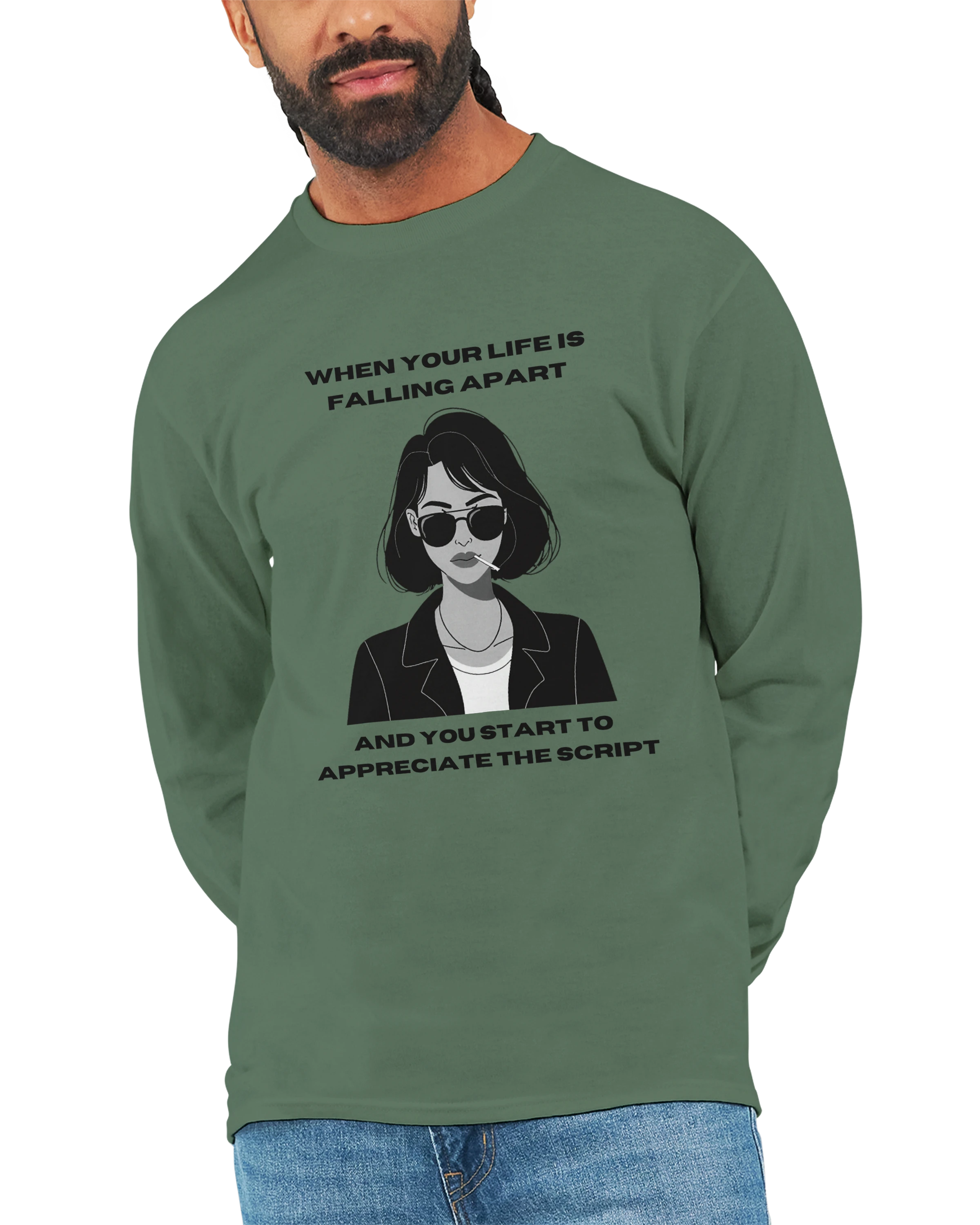 Trust the script: Unisex Longsleeve Tee