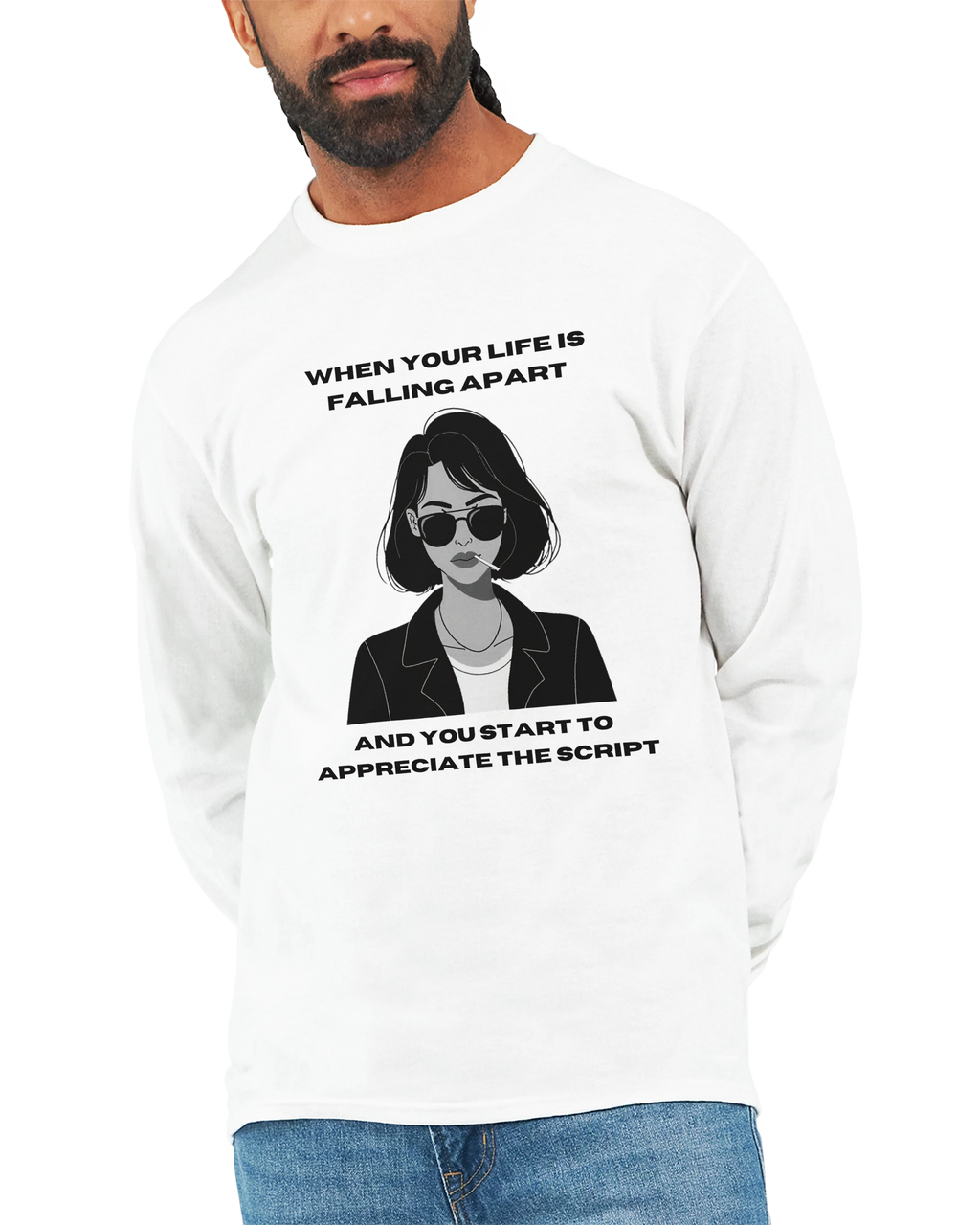 Trust the script: Unisex Longsleeve Tee