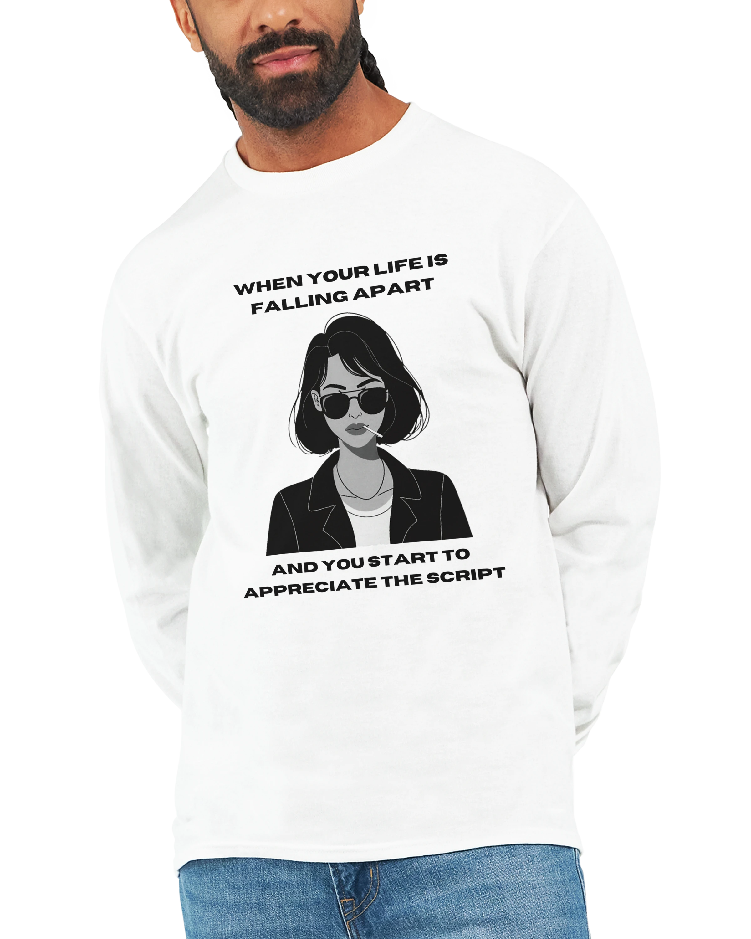 Trust the script: Unisex Longsleeve Tee