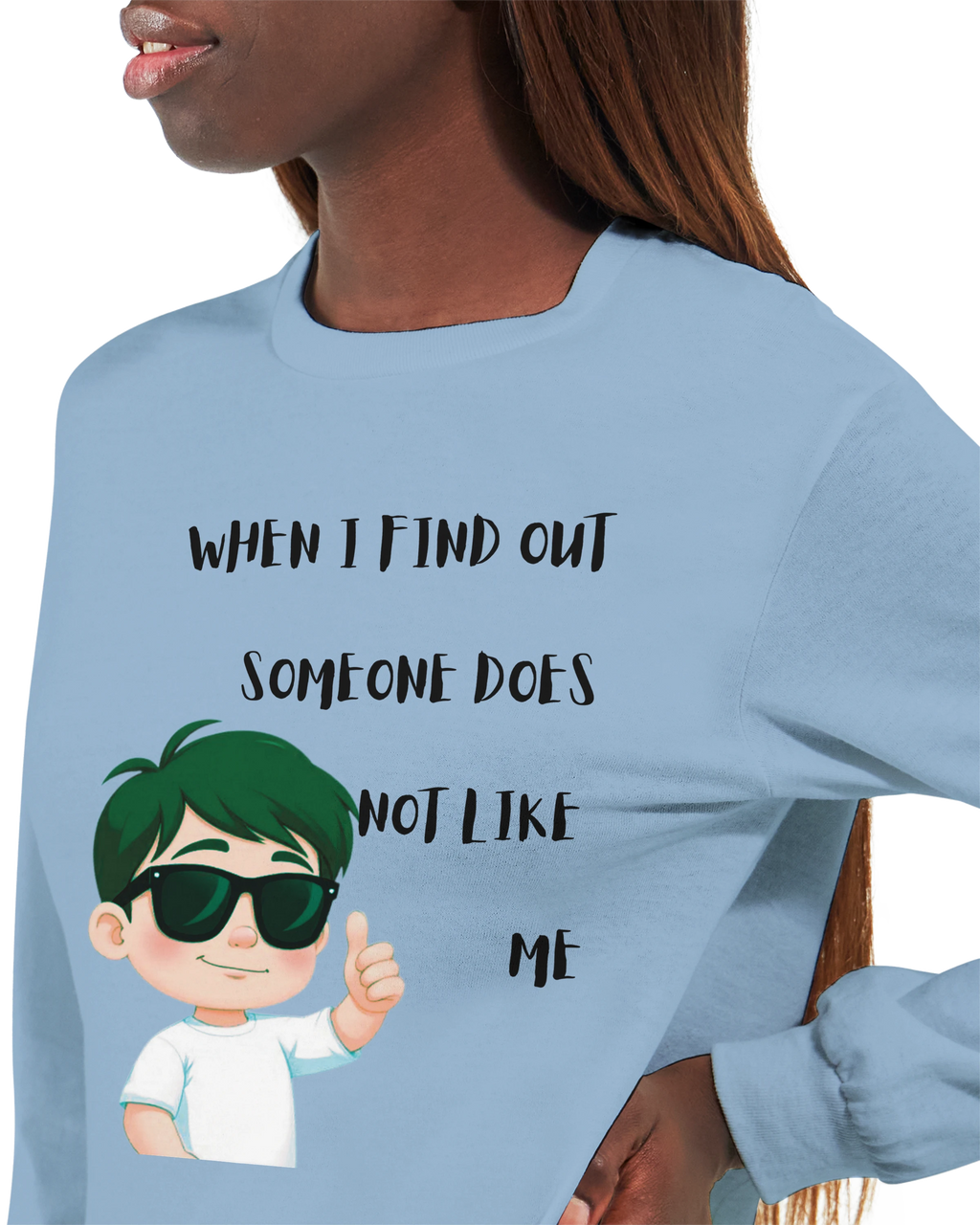 Don't Care: Unisex Longsleeve Tee