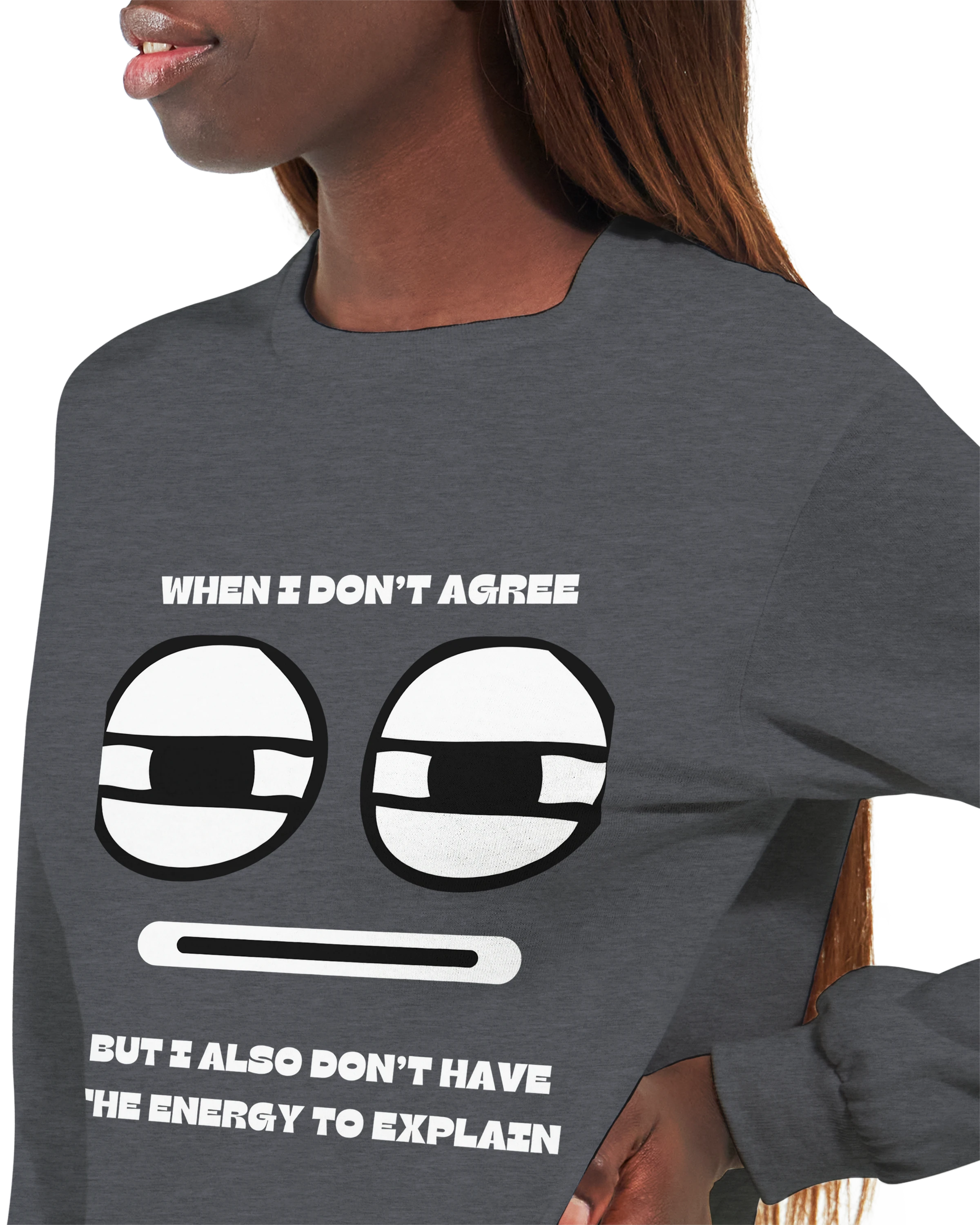 No Energy to Explain: Unisex Longsleeve Tee