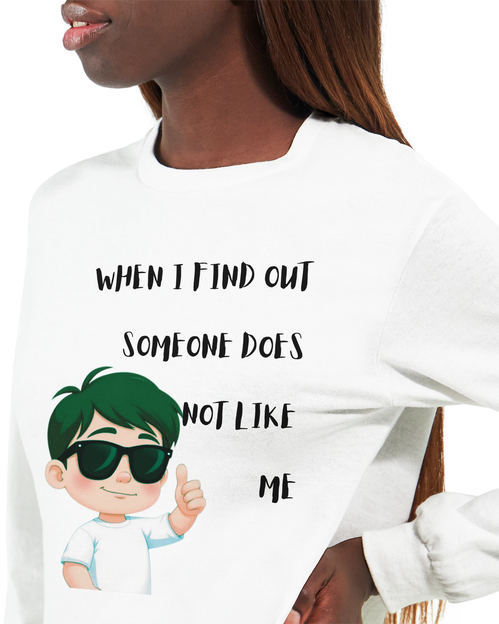 Don't Care: Unisex Longsleeve Tee