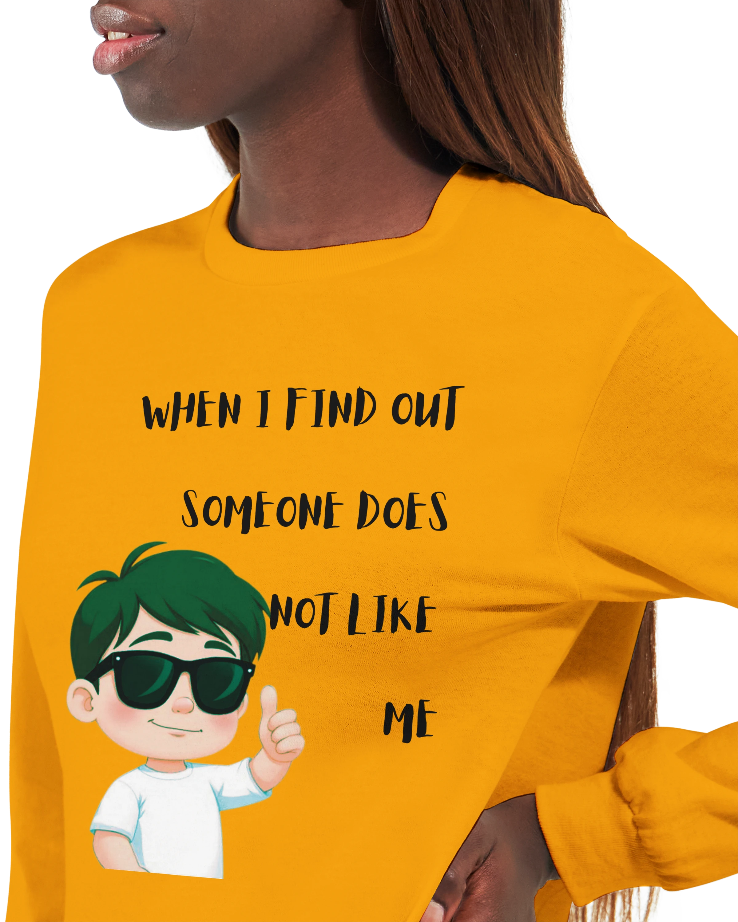 Don't Care: Unisex Longsleeve Tee