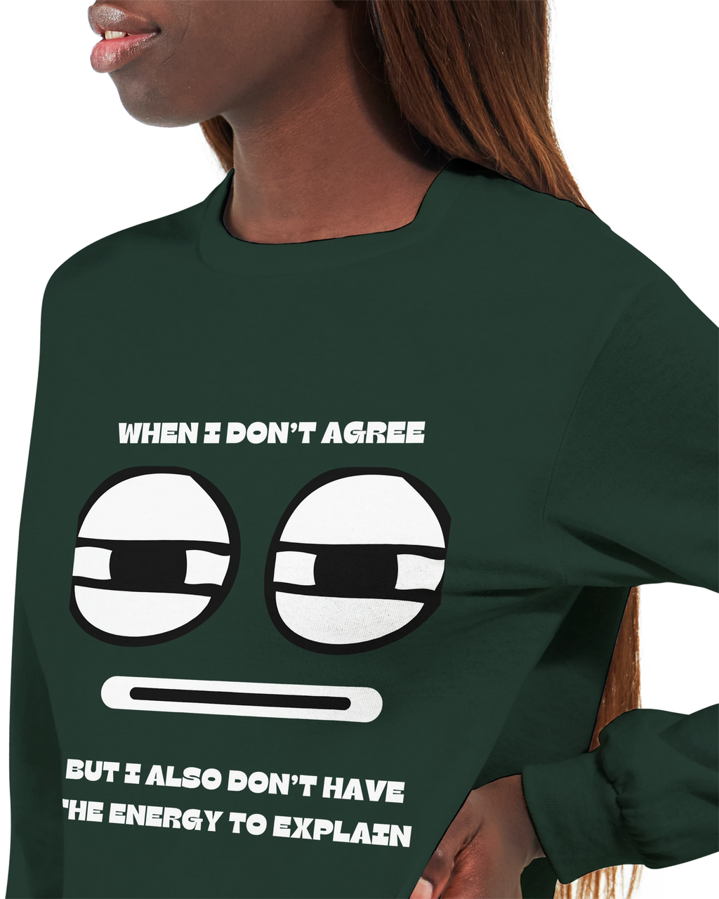 No Energy to Explain: Unisex Longsleeve Tee