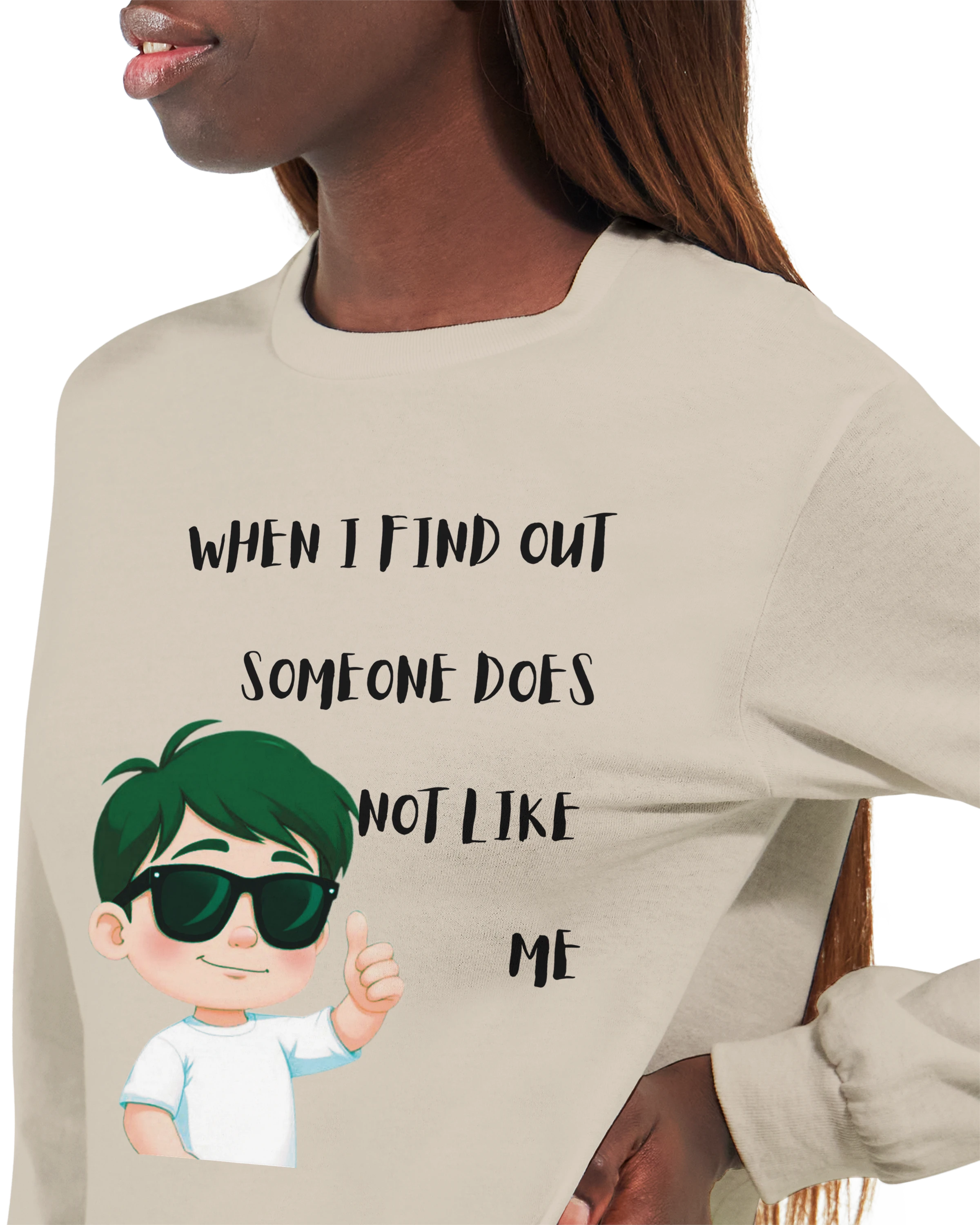 Don't Care: Unisex Longsleeve Tee