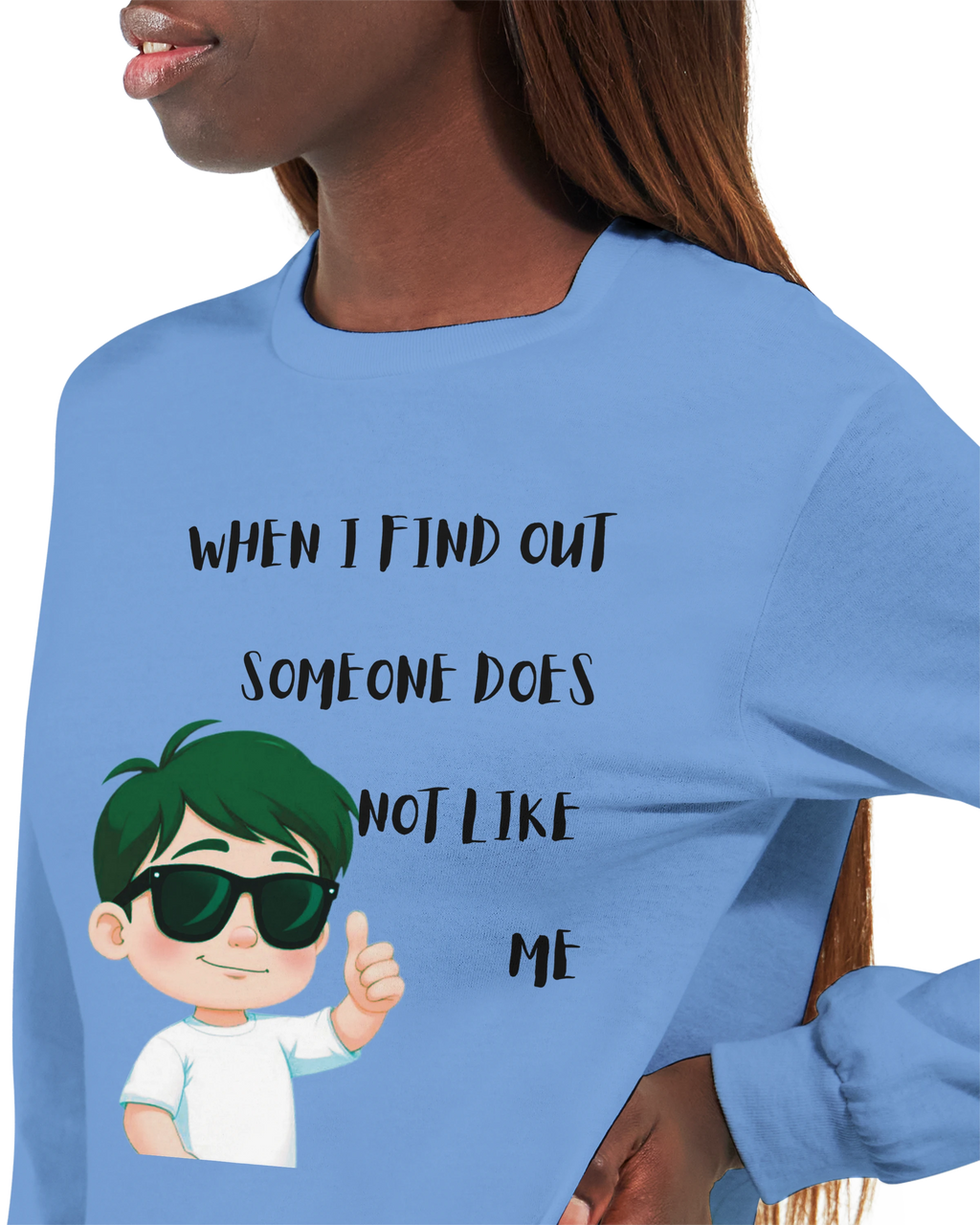 Don't Care: Unisex Longsleeve Tee