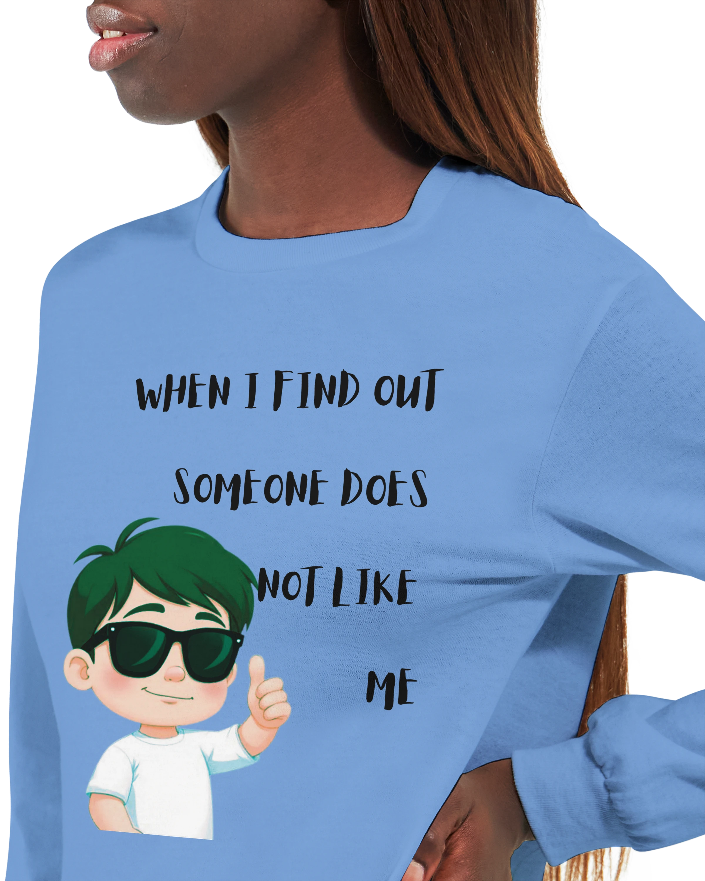 Don't Care: Unisex Longsleeve Tee