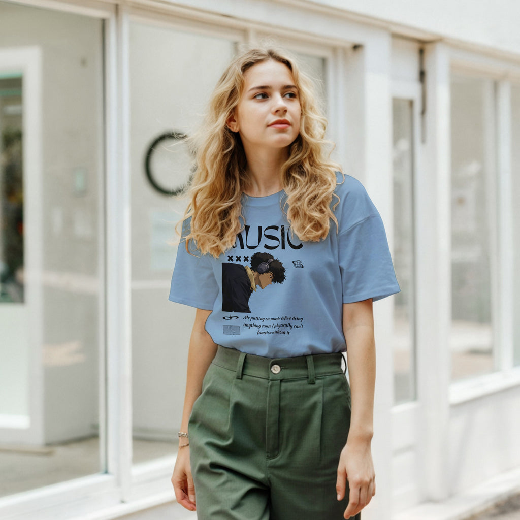 Music Isn’t a Phase : Unisex Crewneck Tee