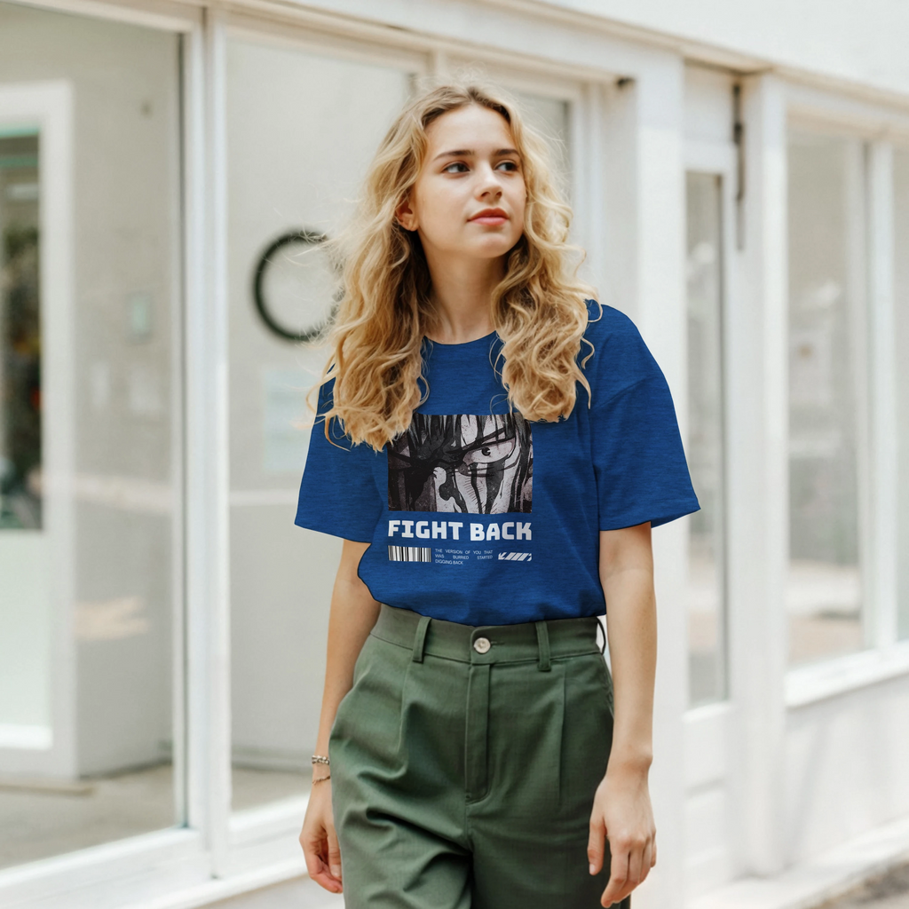 Fight Back - Dark: Unisex Crewneck Tee