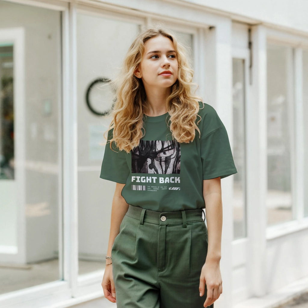 Fight Back - Dark: Unisex Crewneck Tee