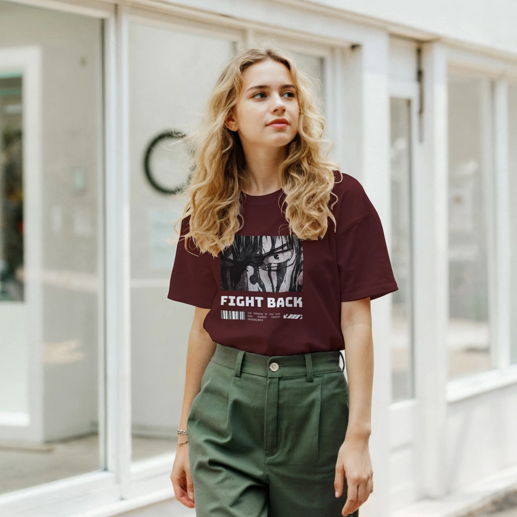 Fight Back - Dark: Unisex Crewneck Tee