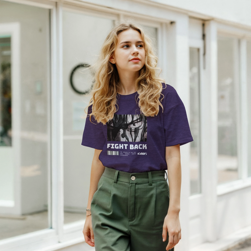 Fight Back - Dark: Unisex Crewneck Tee