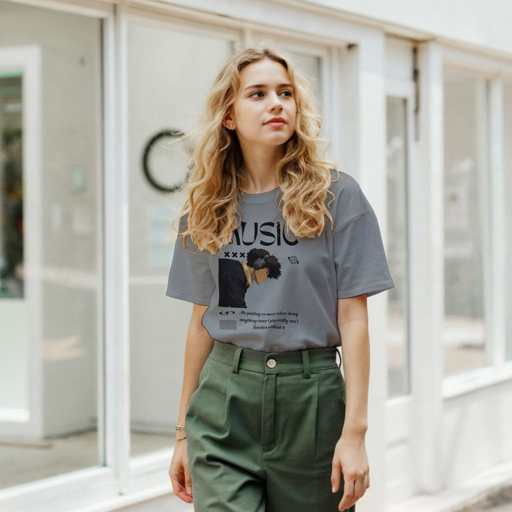 Music Isn’t a Phase : Unisex Crewneck Tee